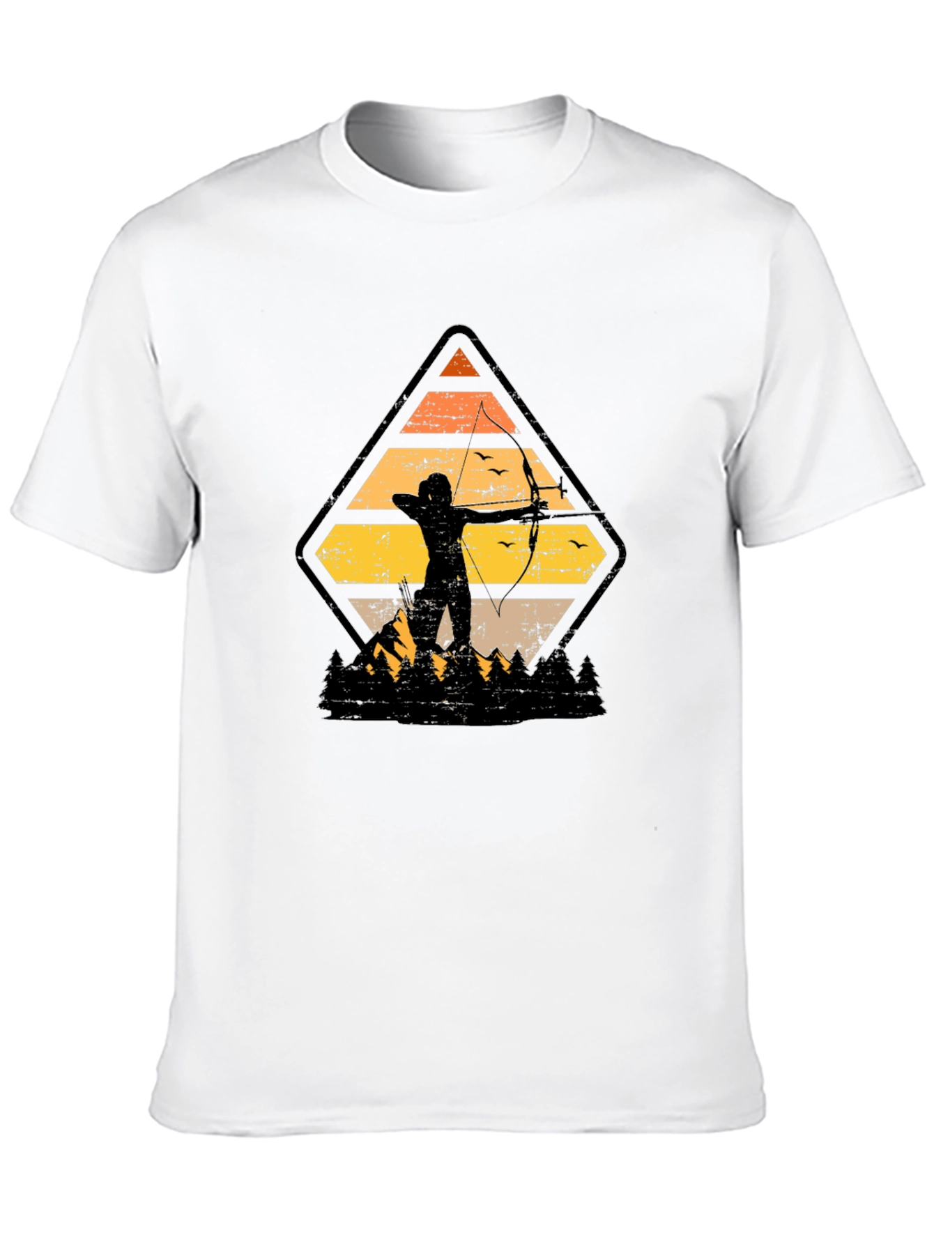 Archery Sunset Graphic Tee - Nature Lovers T-Shirt