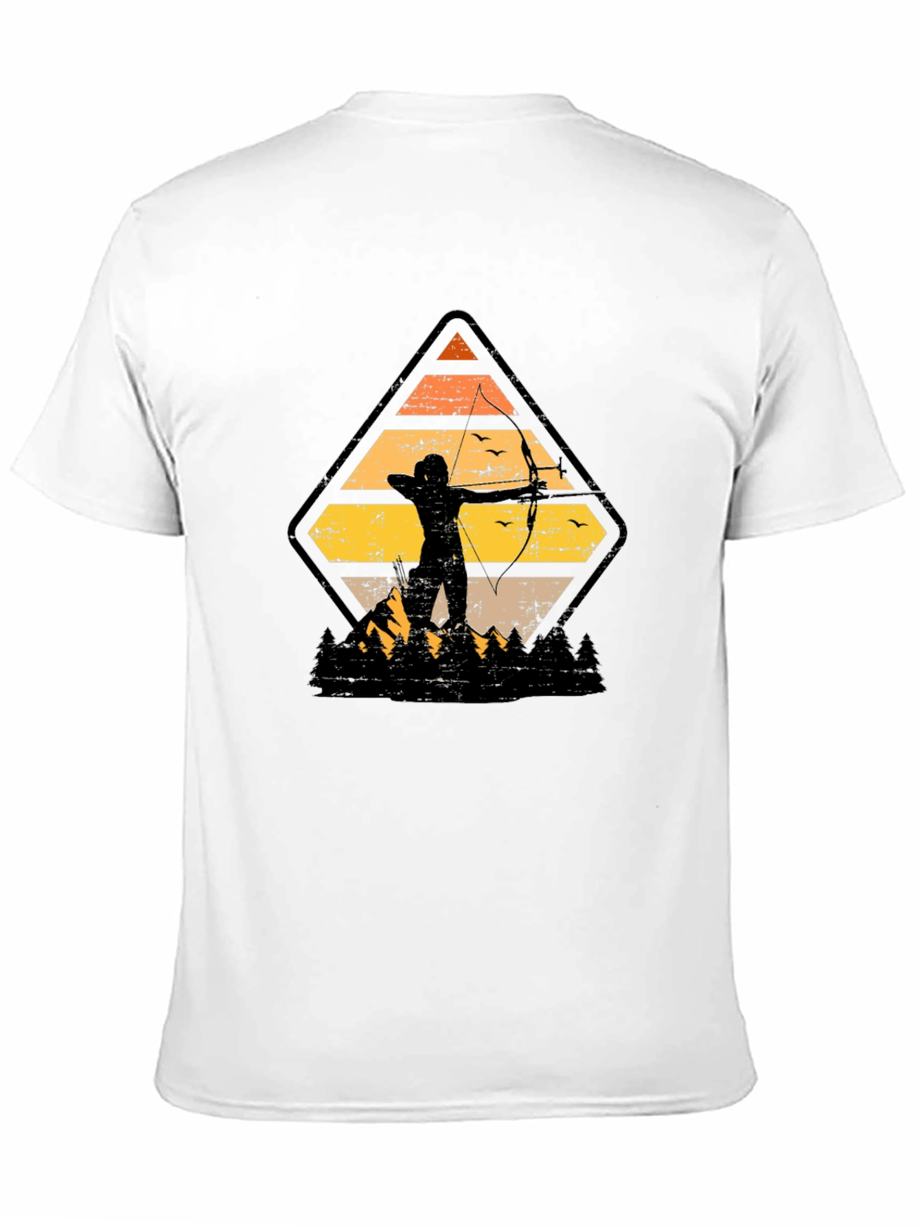 Archery Sunset Graphic Tee - Nature Lovers T-Shirt