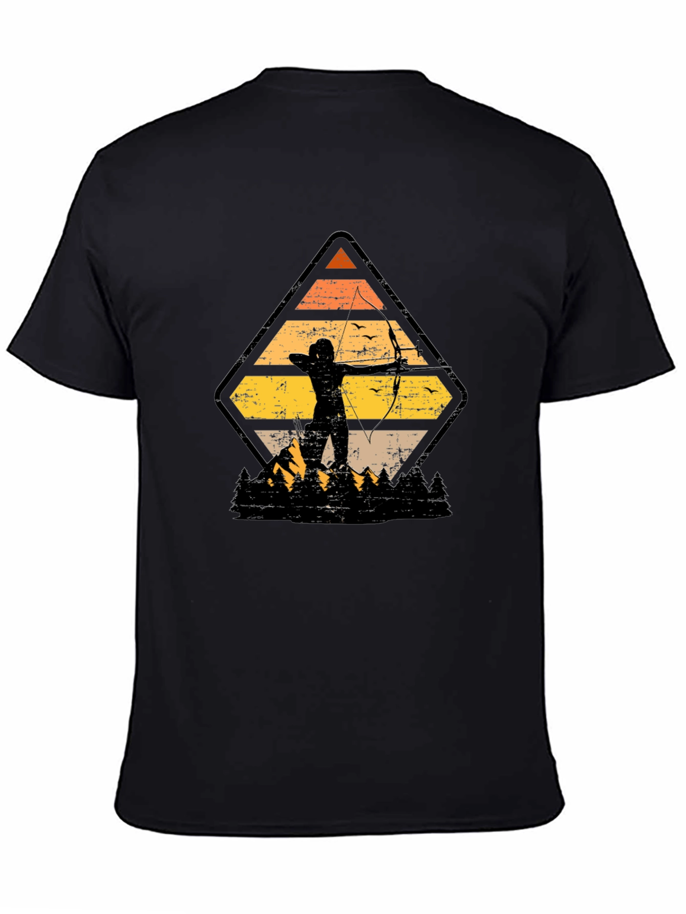 Archery Sunset Graphic Tee - Nature Lovers T-Shirt