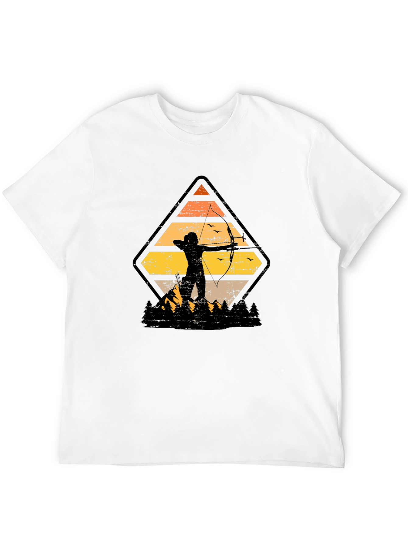 Archery Sunset Graphic Tee - Nature Lovers T-Shirt