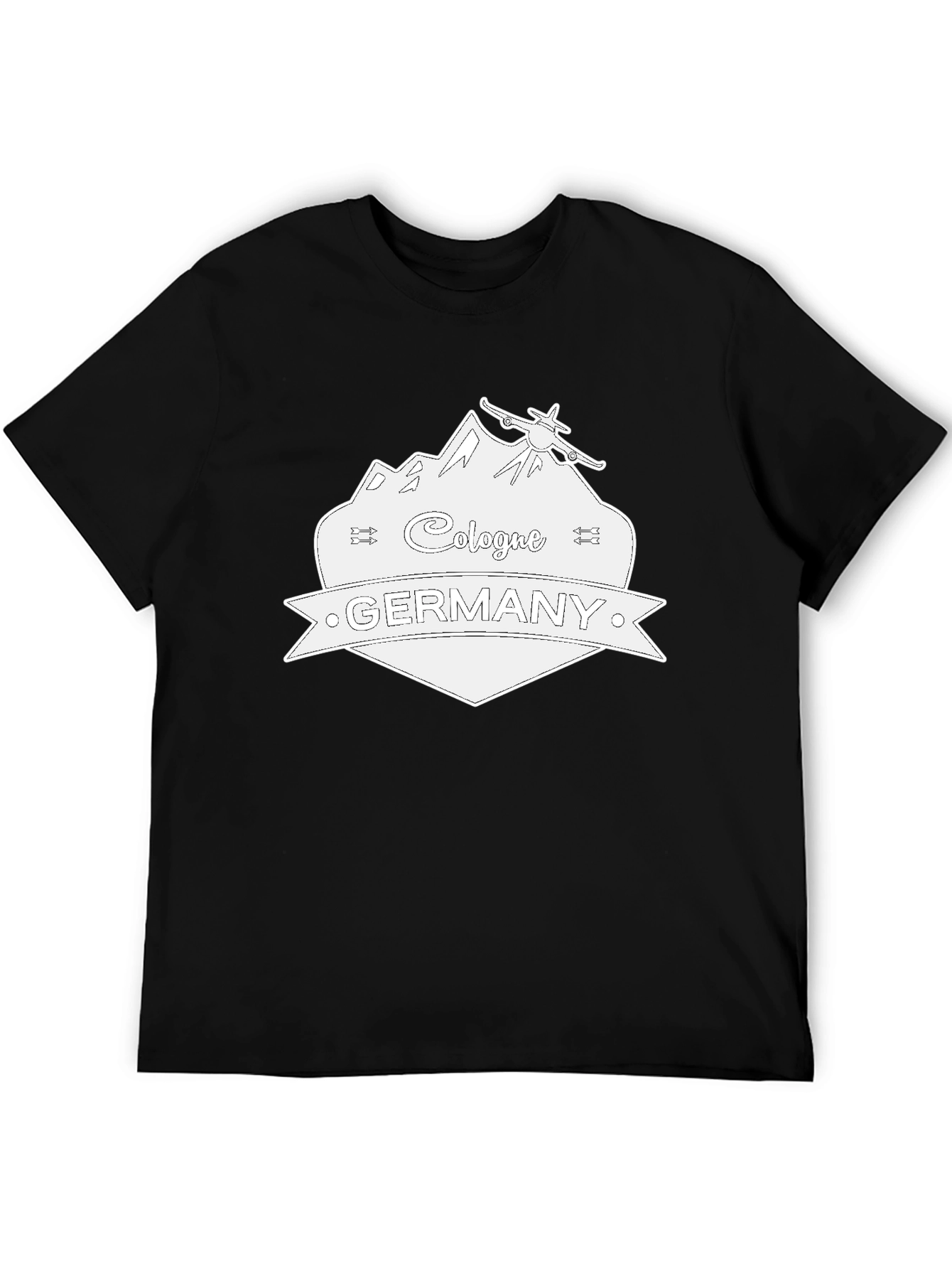 Cologne Germany Graphic T-Shirt - Black