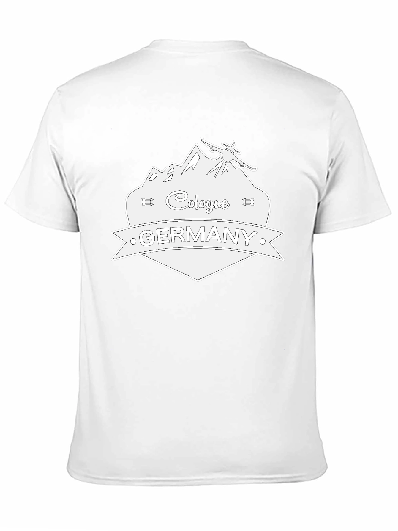 Cologne Germany Graphic T-Shirt - Black