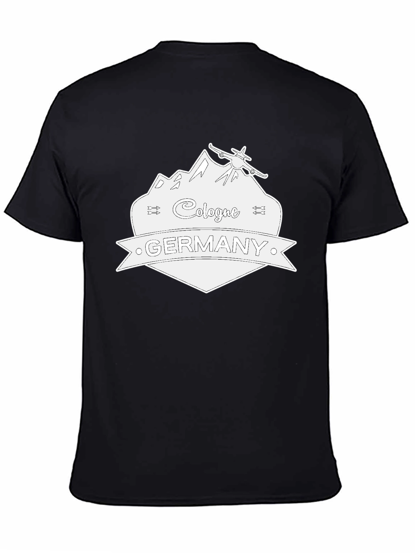 Cologne Germany Graphic T-Shirt - Black
