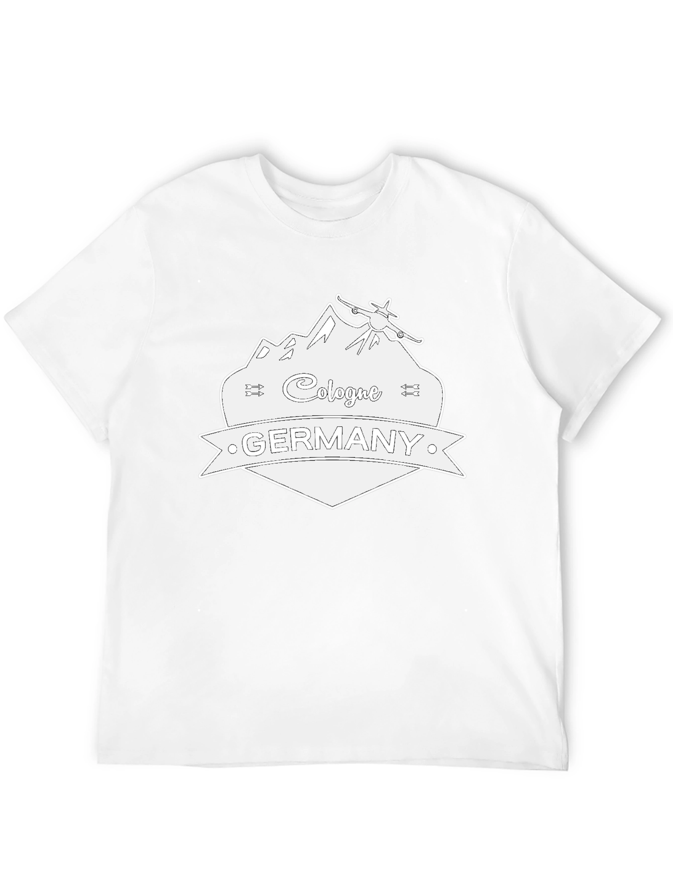 Cologne Germany Graphic T-Shirt - Black