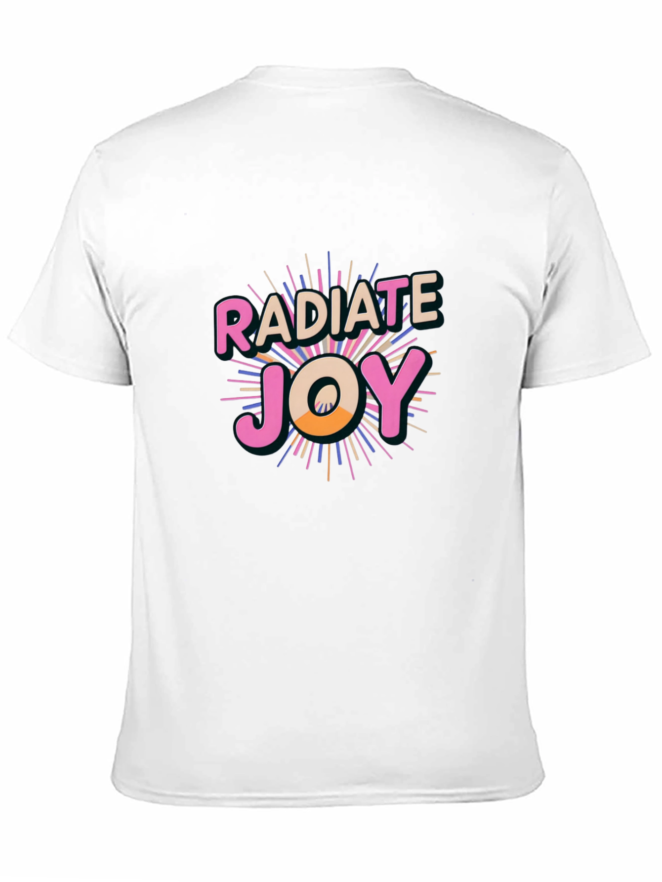 Radiate Joy Black Graphic Tee