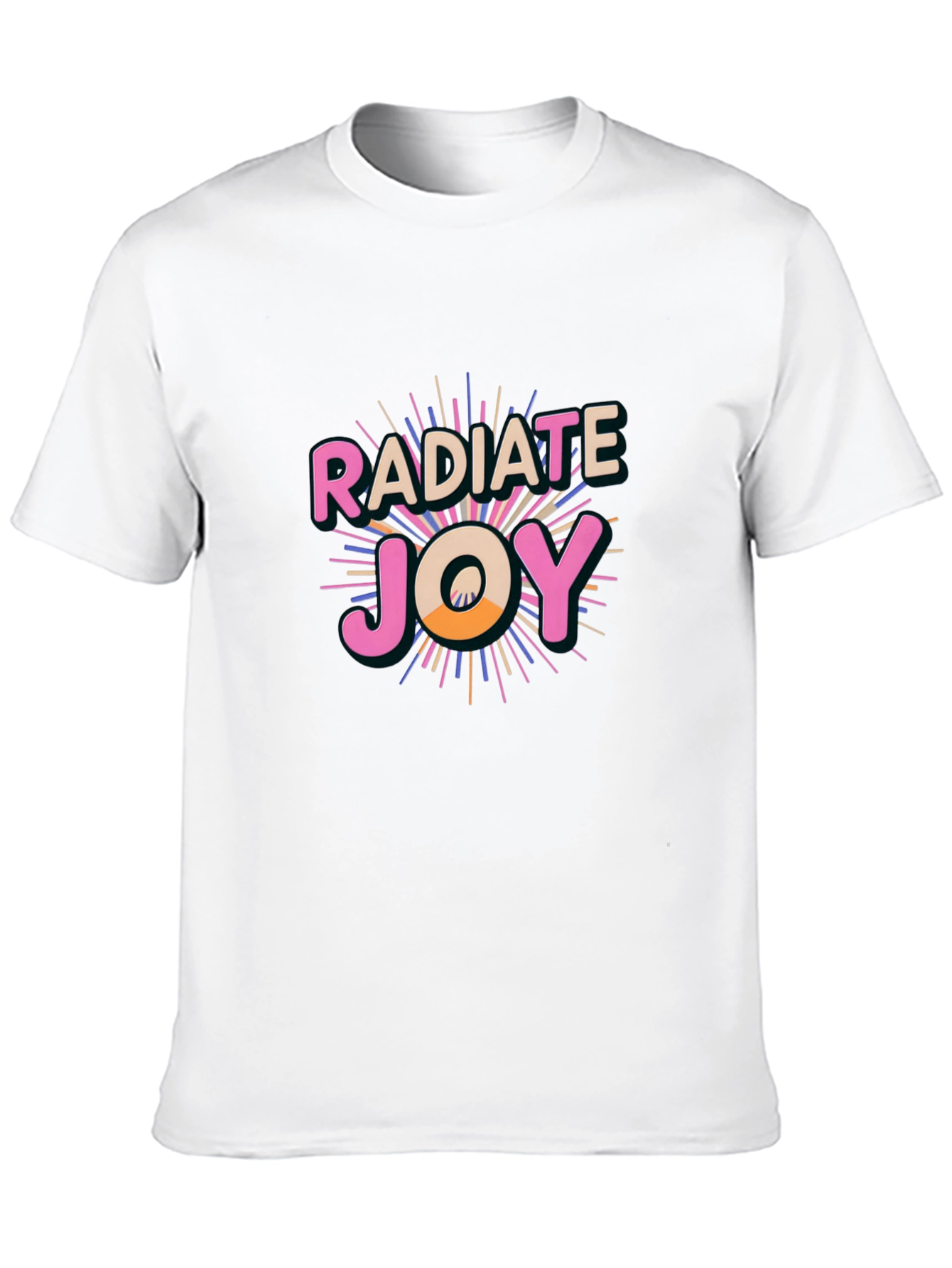 Radiate Joy Black Graphic Tee