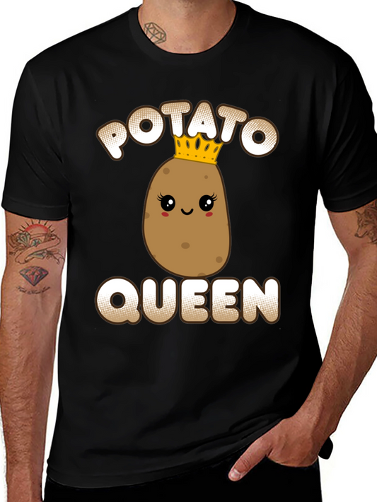 Potato Queen Graphic Tee - Funny T-Shirt