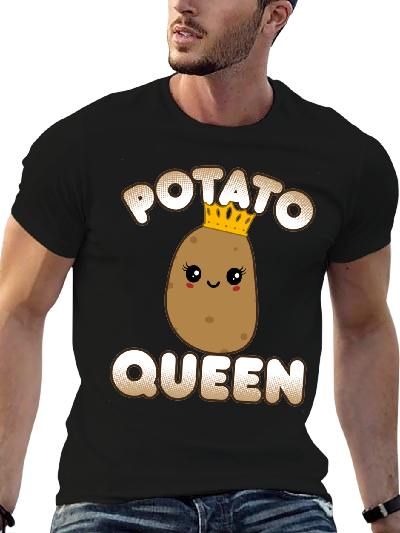 Potato Queen Graphic Tee - Funny T-Shirt