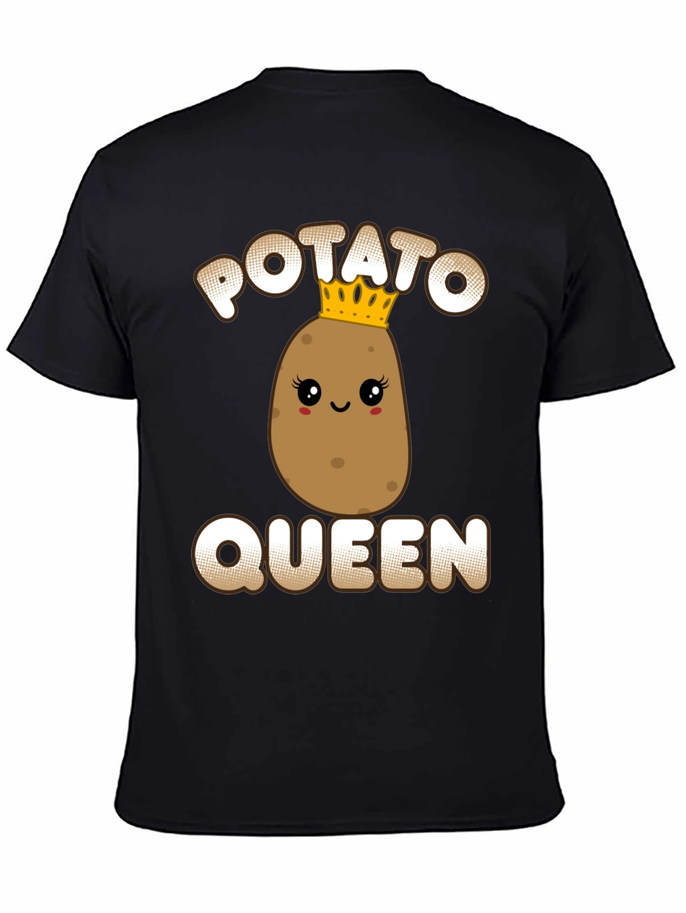 Potato Queen Graphic Tee - Funny T-Shirt