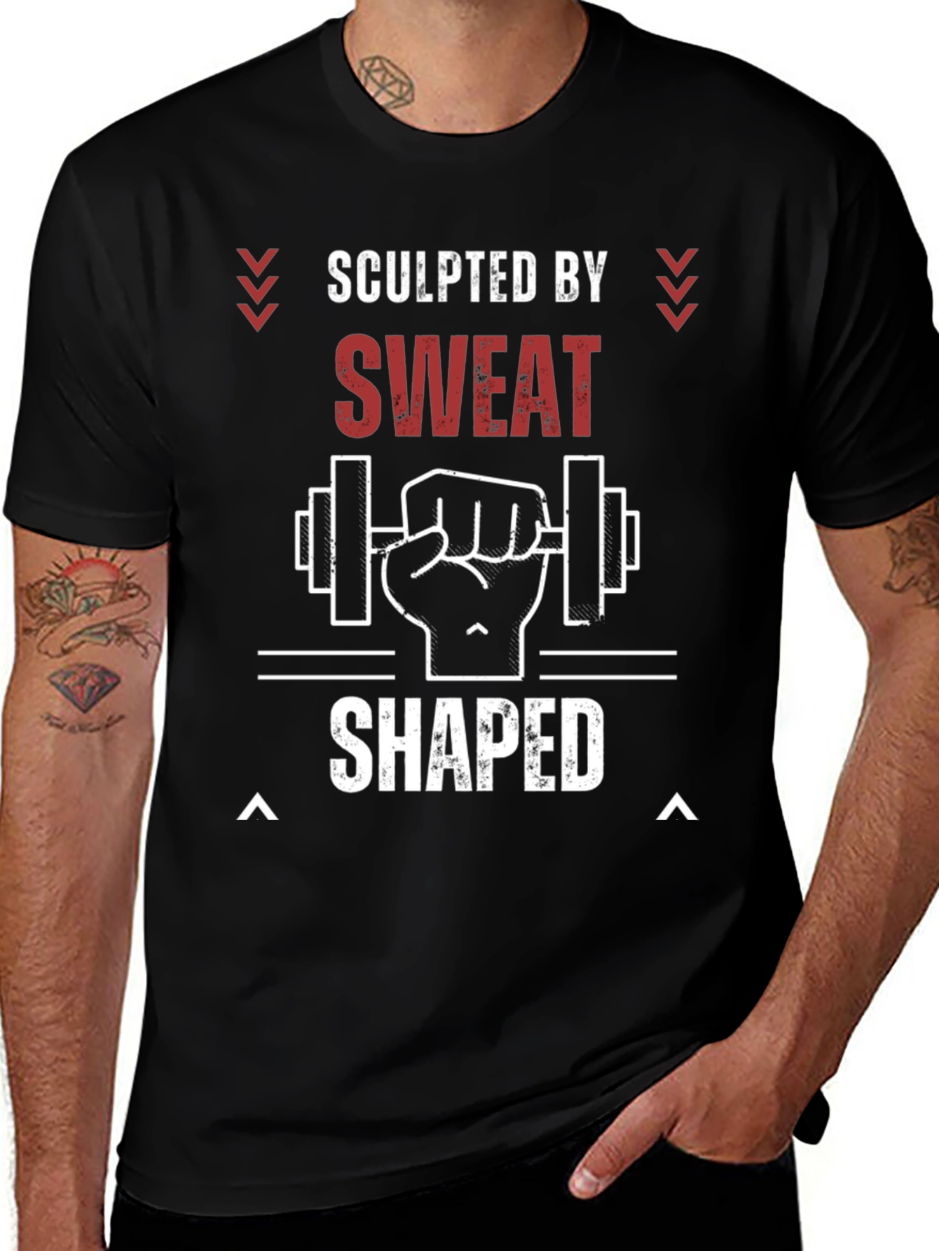 Sculpted by Sweat Graphic Tee - Fitness T-Shirt