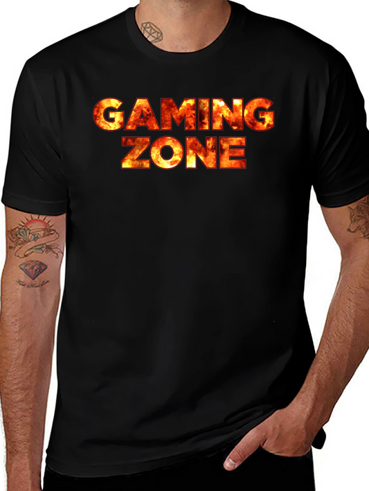 Gaming Zone Graphic Tee - Black