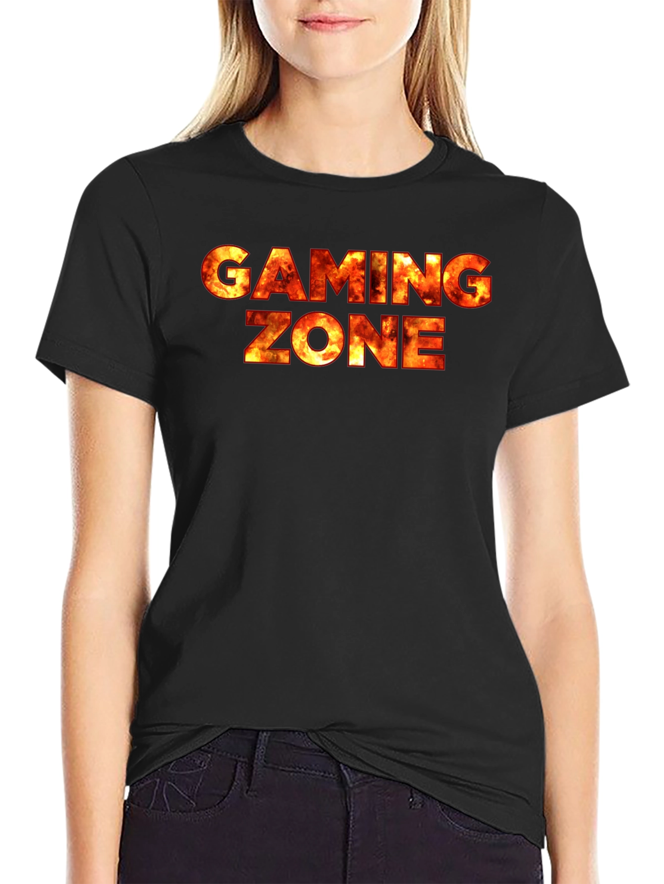 Gaming Zone Graphic Tee - Black