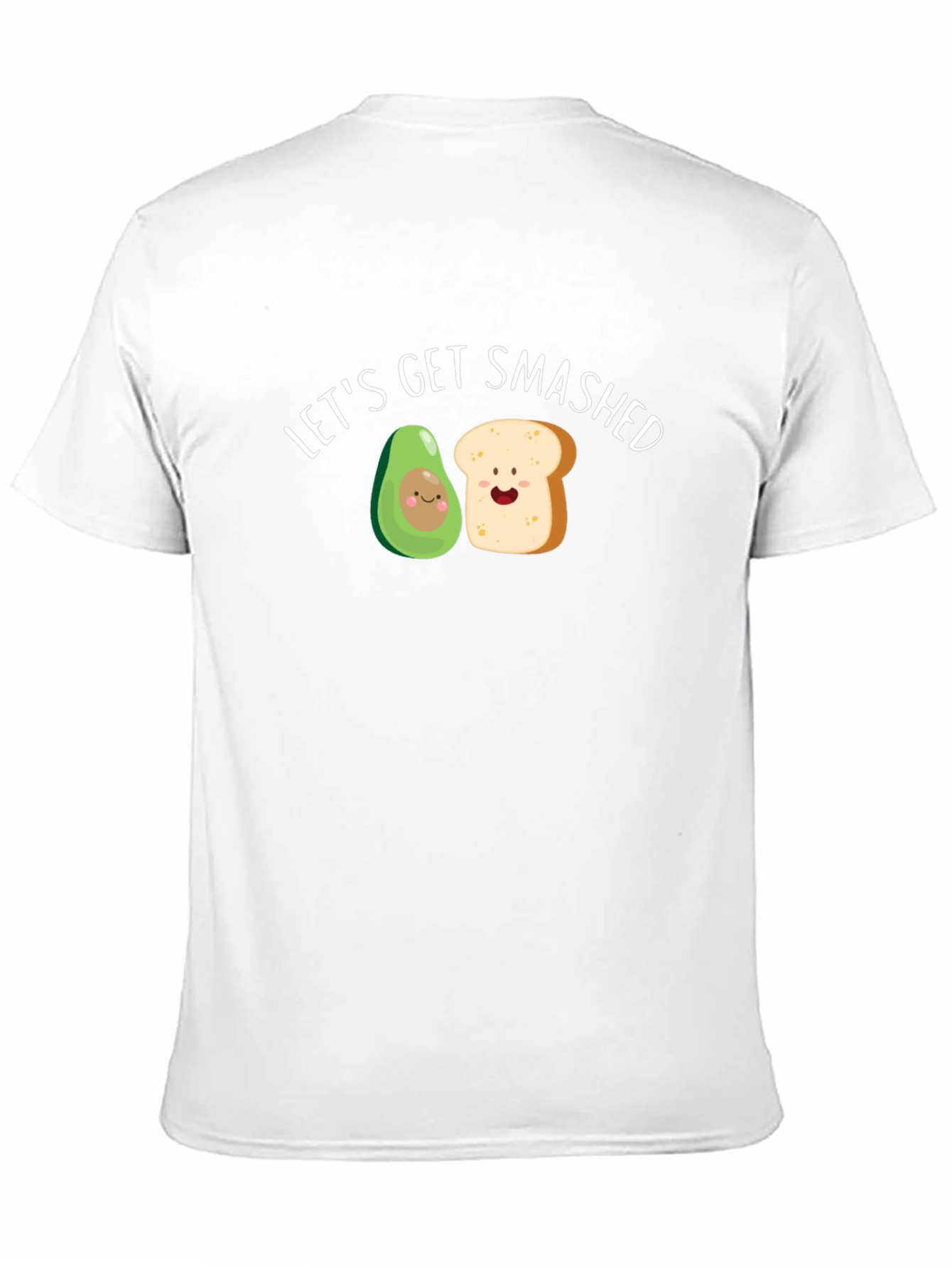 Lets Get Smashed Avocado Toast Funny Graphic Tee