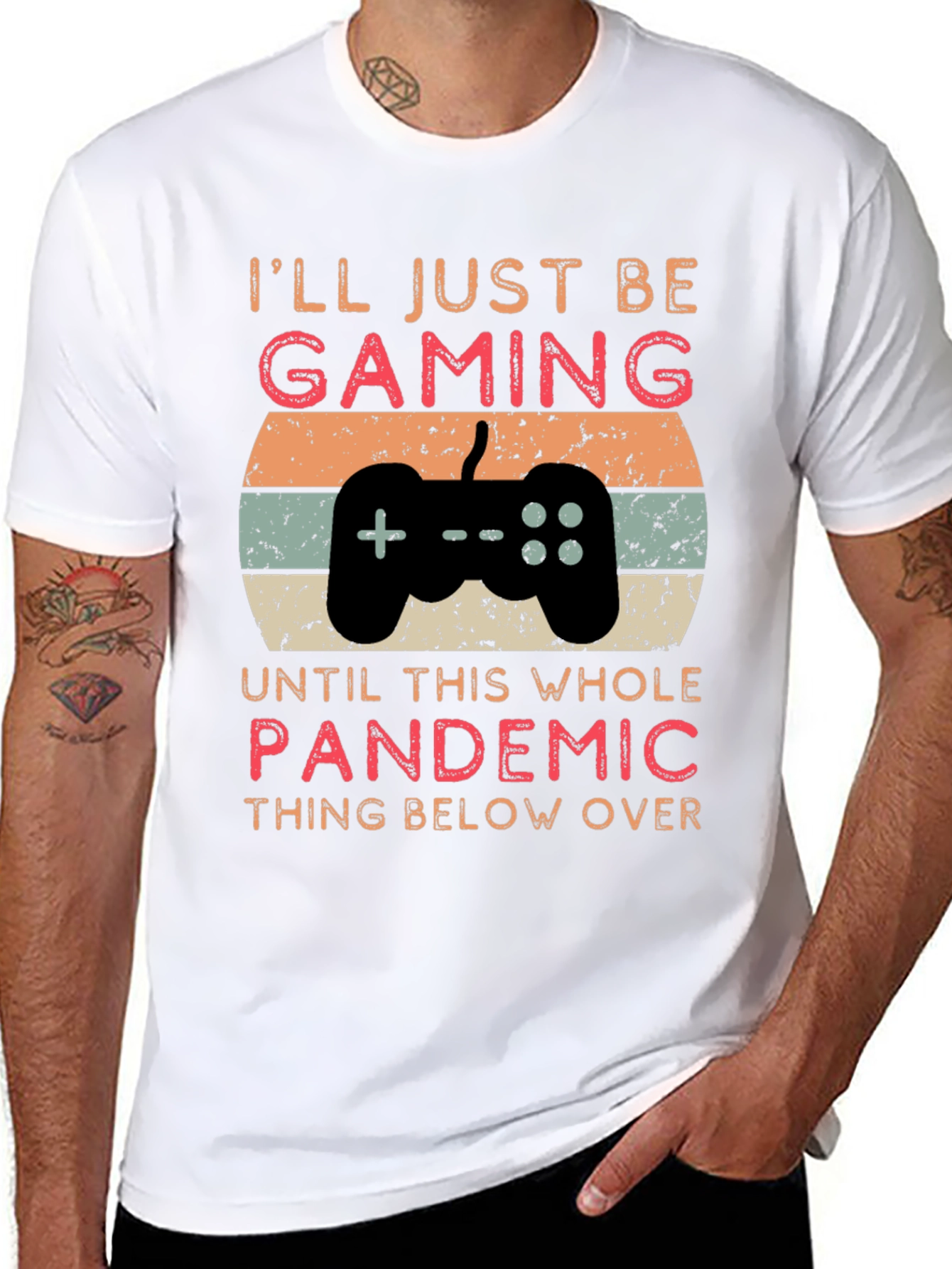 Gamer Pandemic T-Shirt - Funny Lockdown Tee