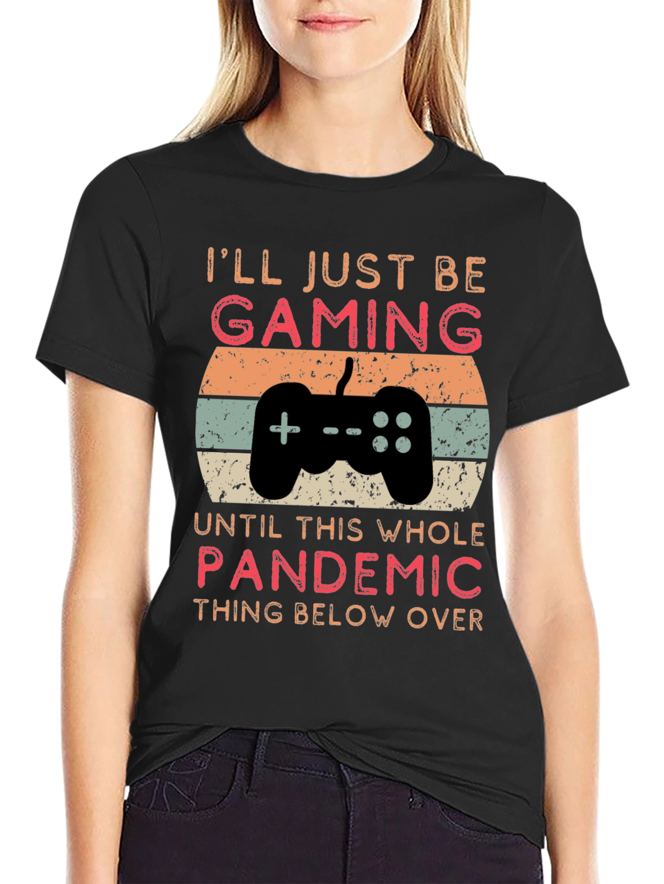 Gamer Pandemic T-Shirt - Funny Lockdown Tee