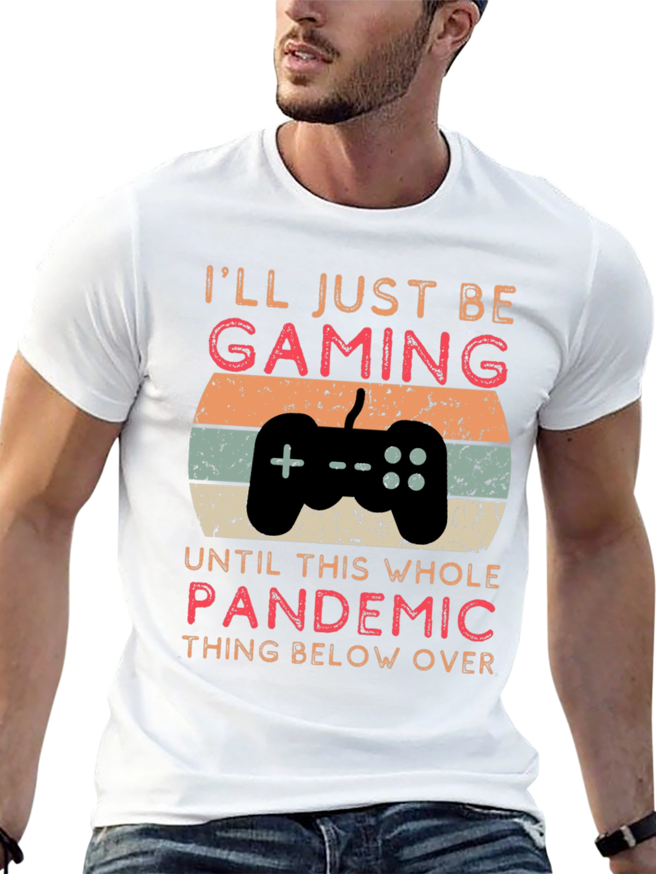 Gamer Pandemic T-Shirt - Funny Lockdown Tee