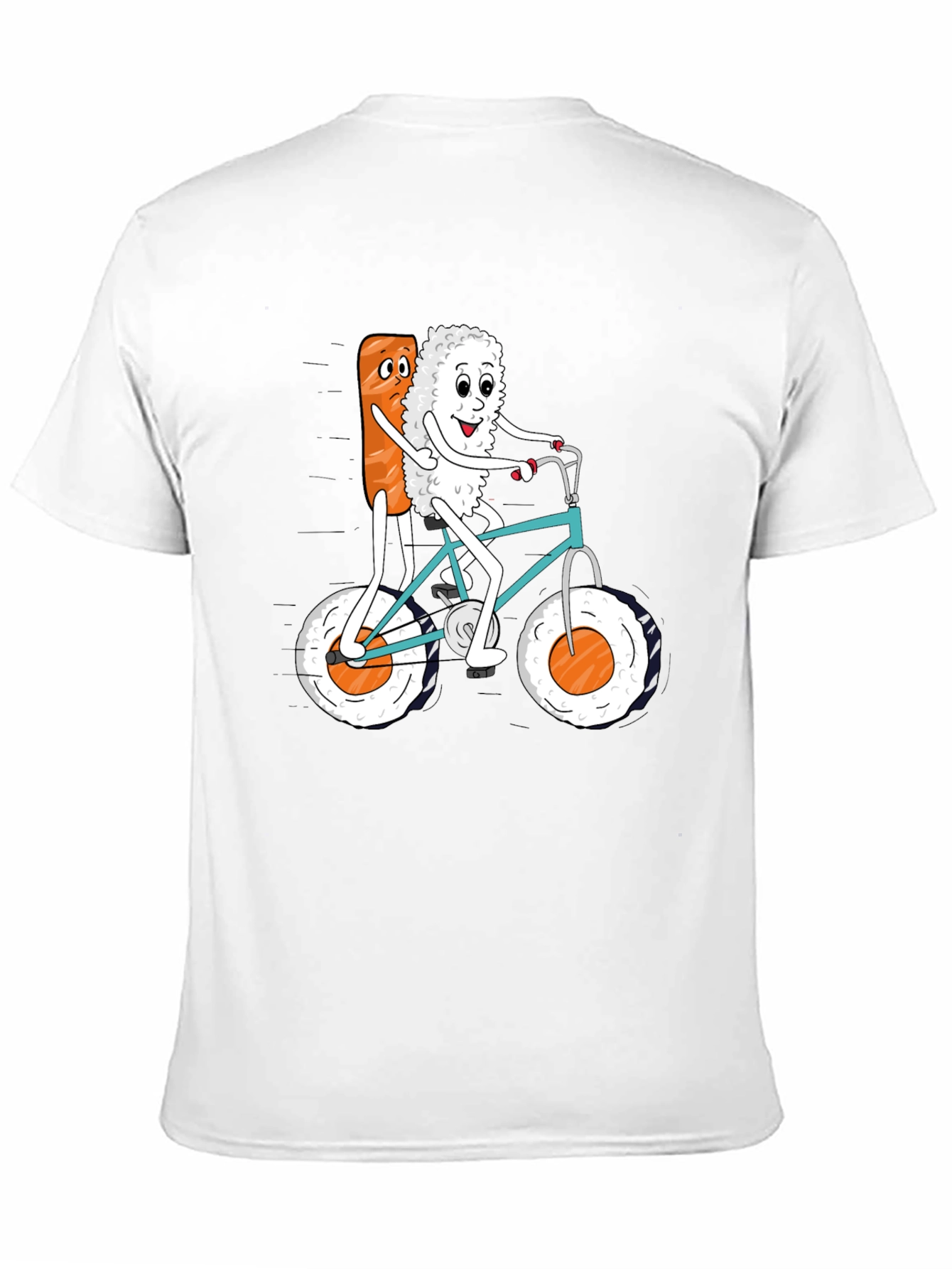 Sushi Bicycle T-Shirt: Fun Graphic Tee