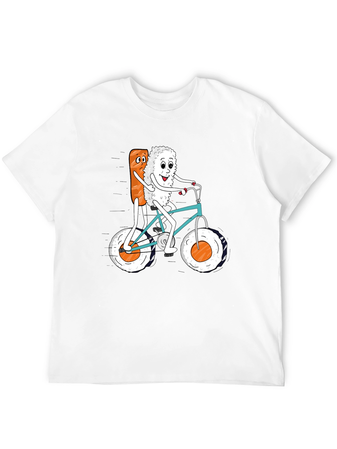Sushi Bicycle T-Shirt: Fun Graphic Tee