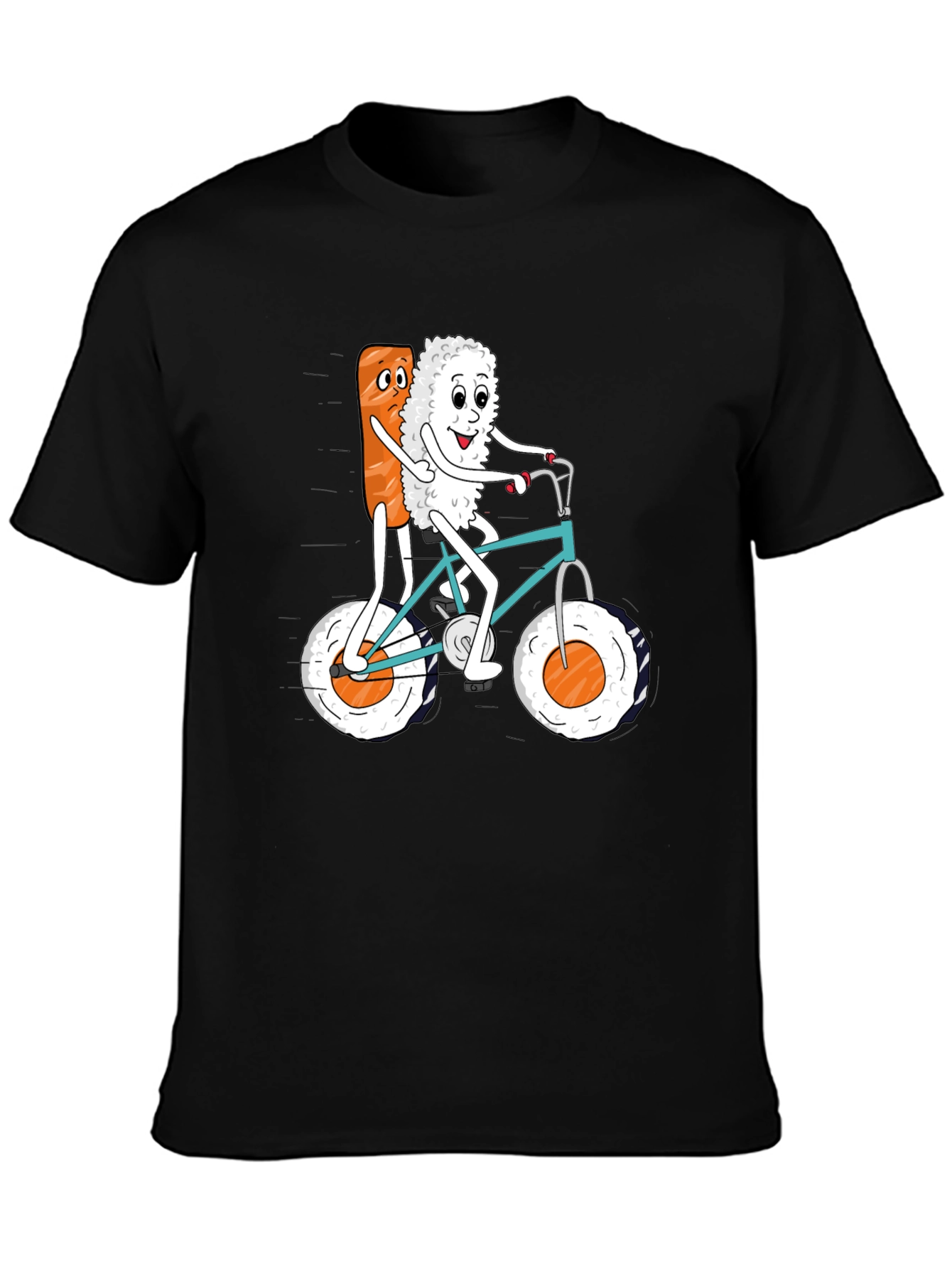 Sushi Bicycle T-Shirt: Fun Graphic Tee