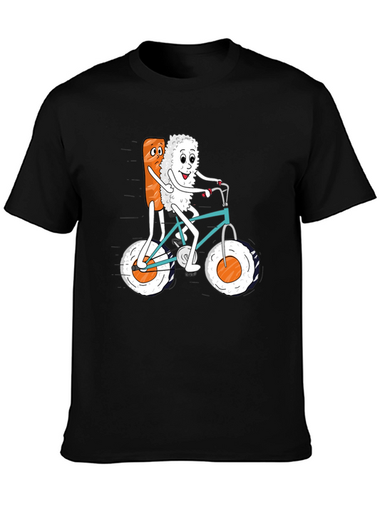 Sushi Bicycle T-Shirt: Fun Graphic Tee