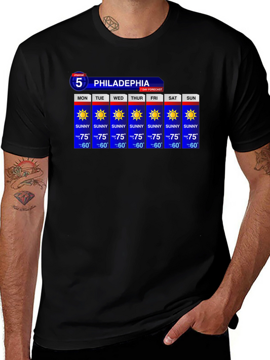 Philadelphia Weather Forecast T-Shirt