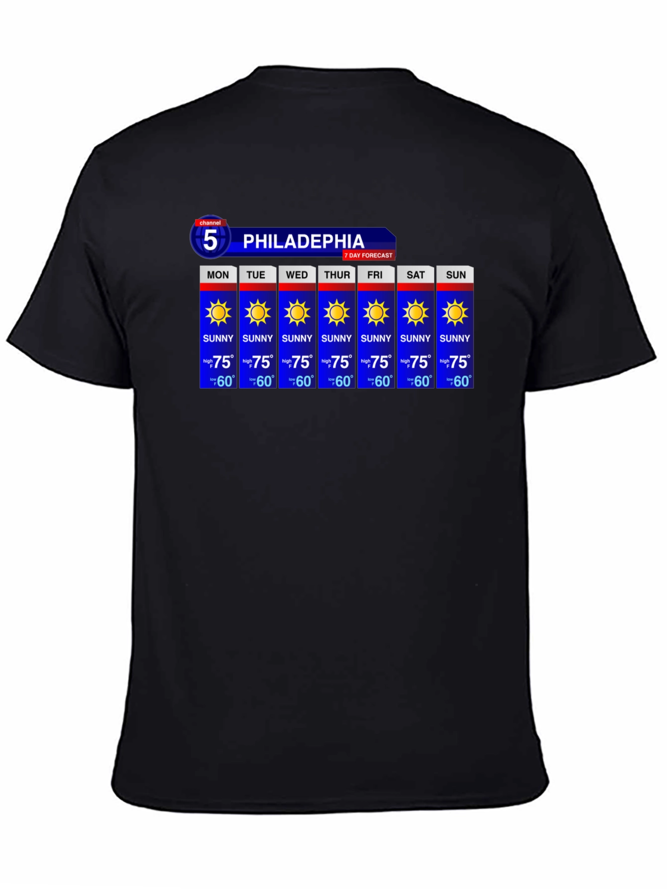 Philadelphia Weather Forecast T-Shirt