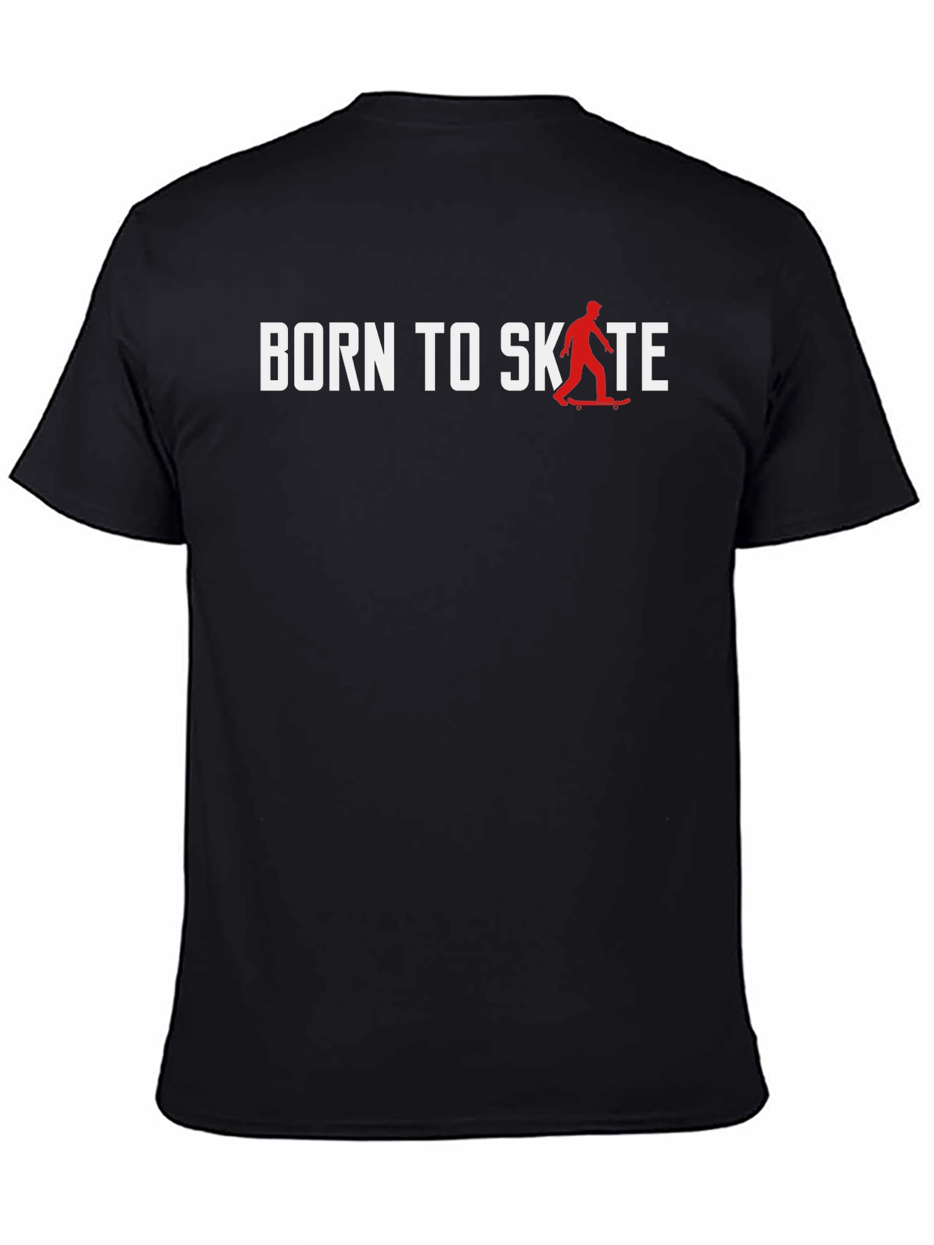 Born to Skate Black Graphic Tee