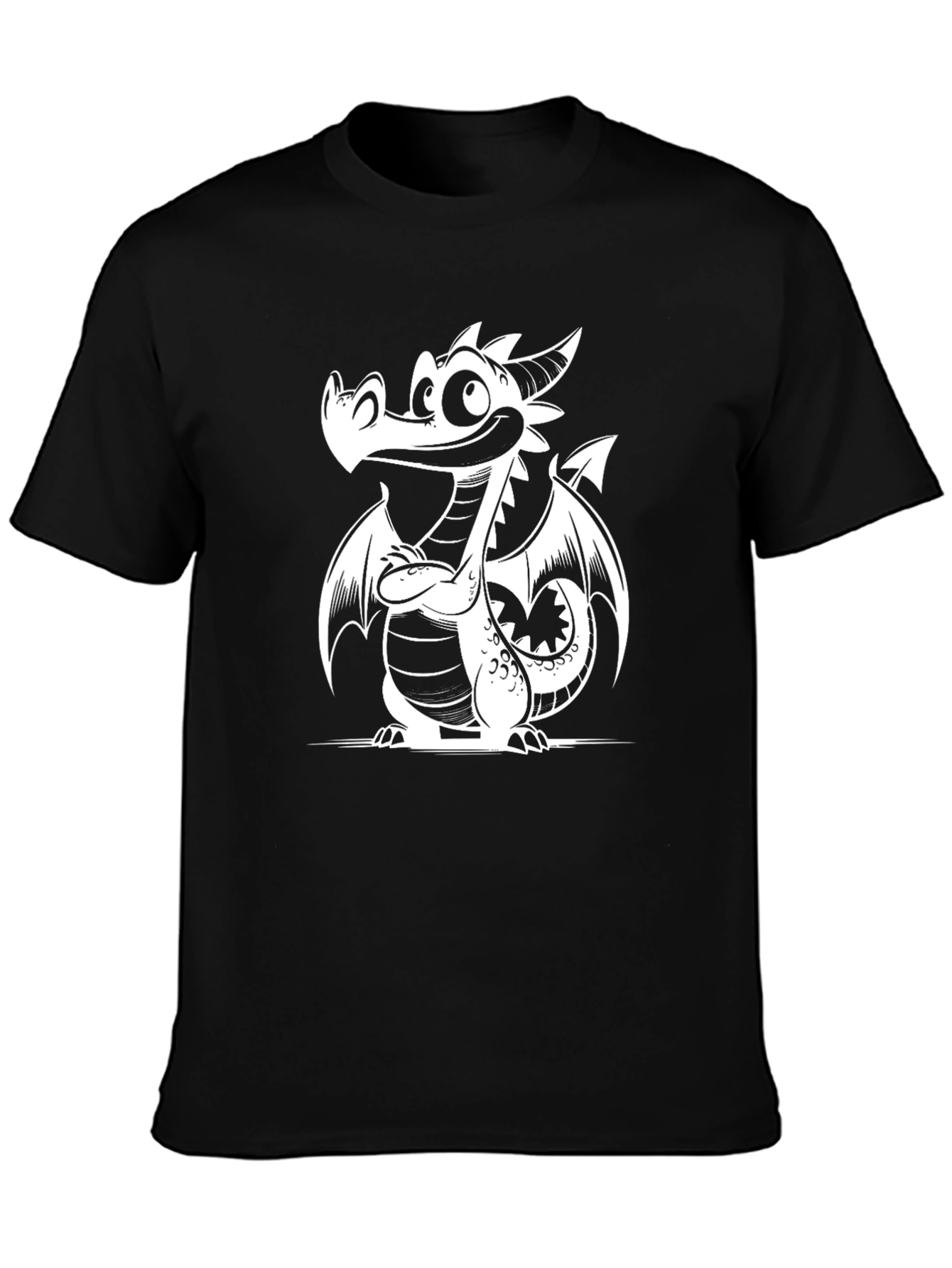 Cartoon Dragon Graphic Tee