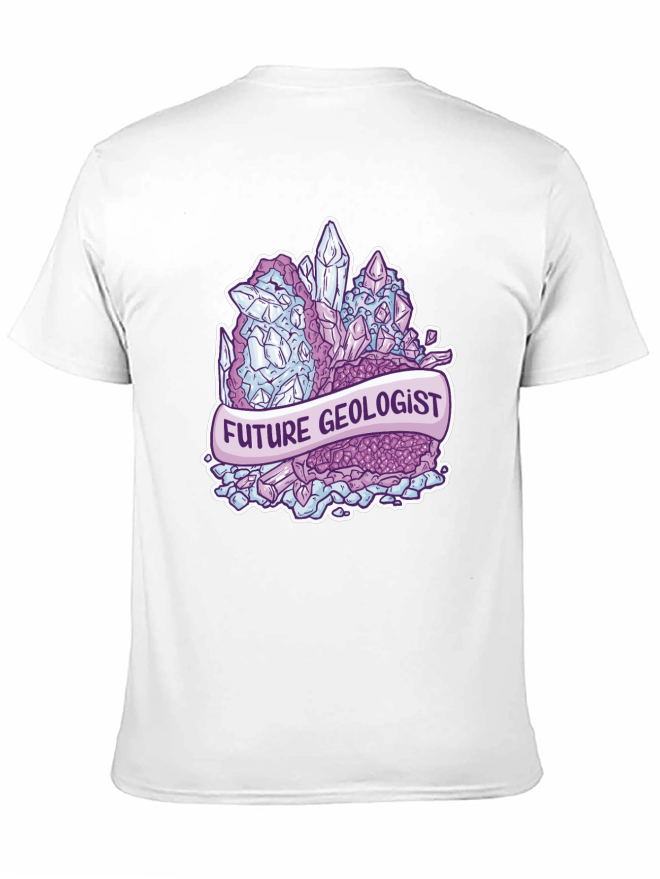 Future Geologist Crystal T-Shirt - Black Cotton Tee