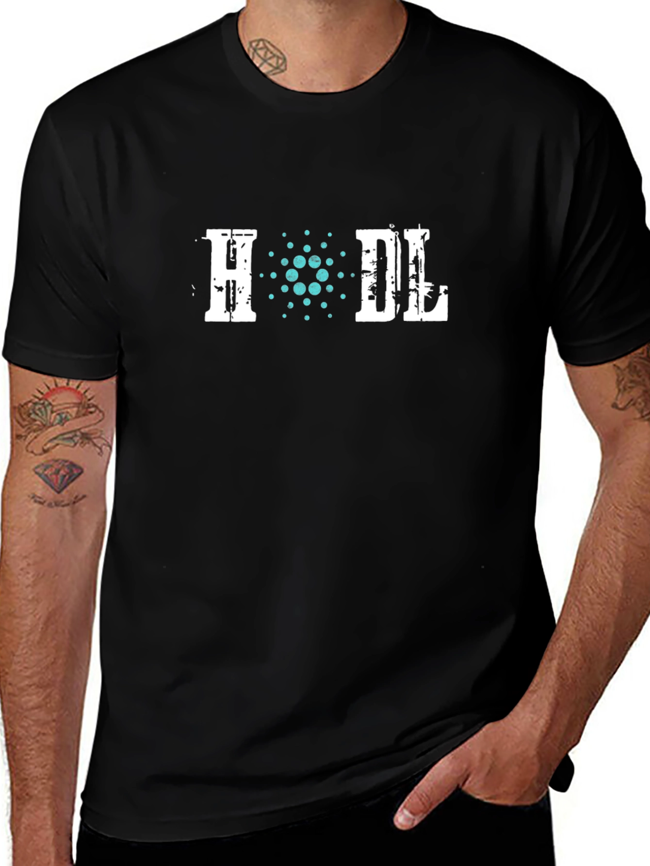 HODL Crypto T-Shirt - Cardano ADA Design