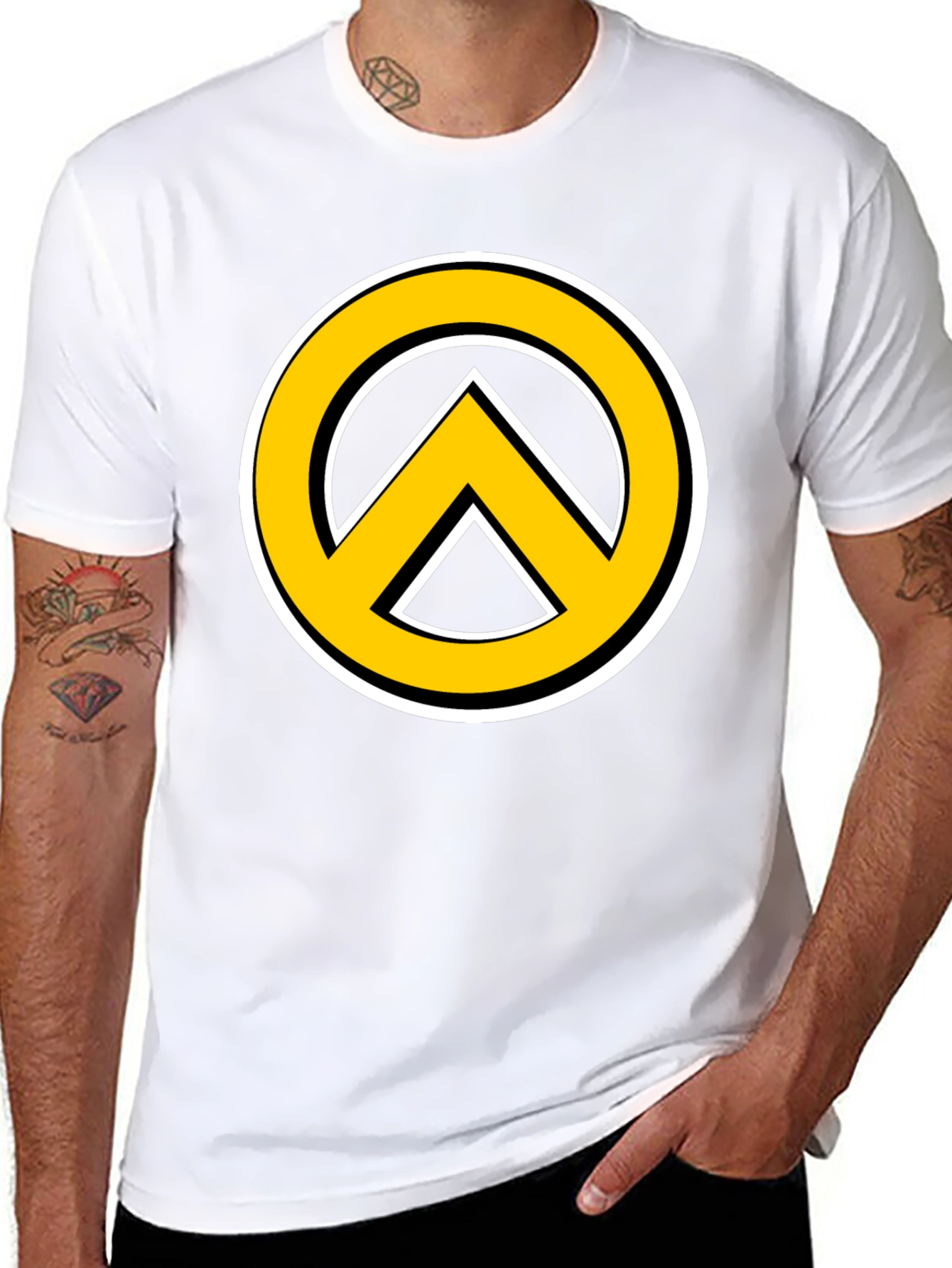 Spartan Symbol Graphic Tee - Black