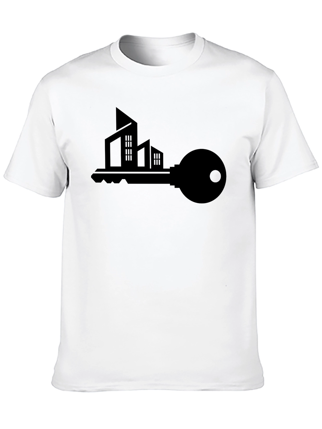Modern City Key Graphic T-Shirt - Unisex Tee