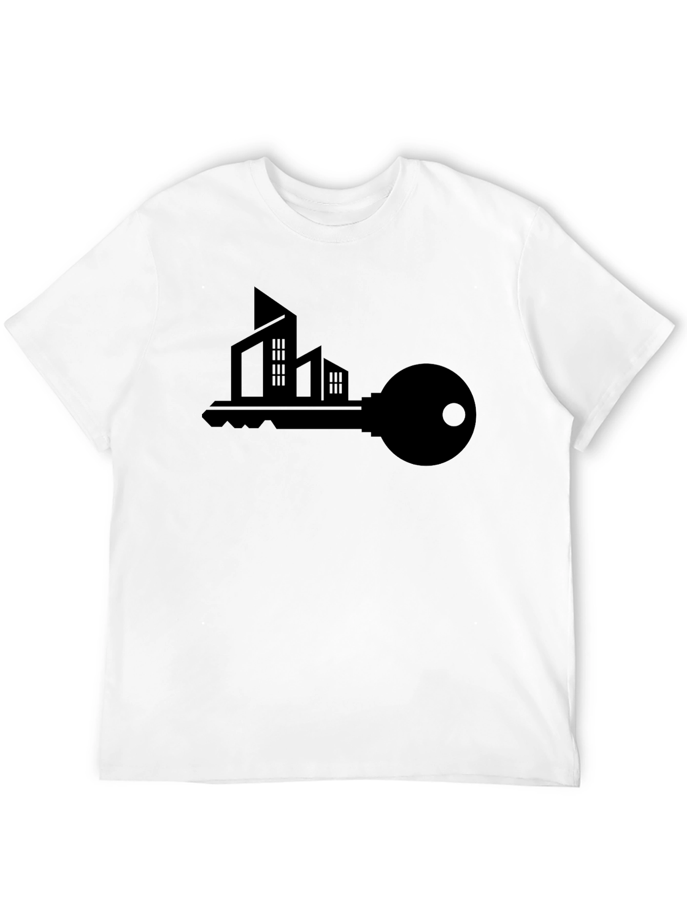 Modern City Key Graphic T-Shirt - Unisex Tee