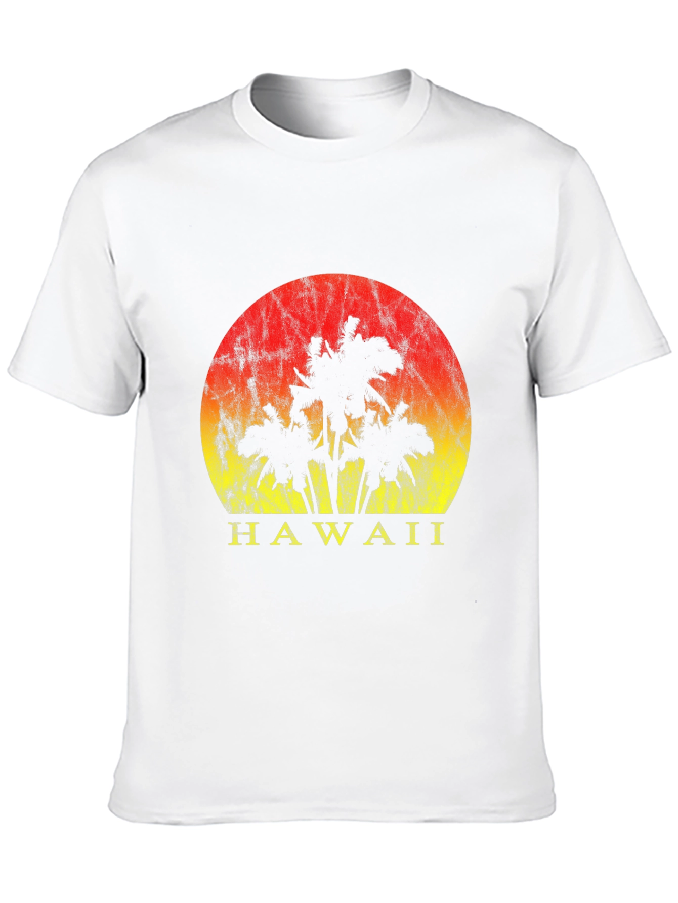 Hawaii Sunset Graphic Tee - Black