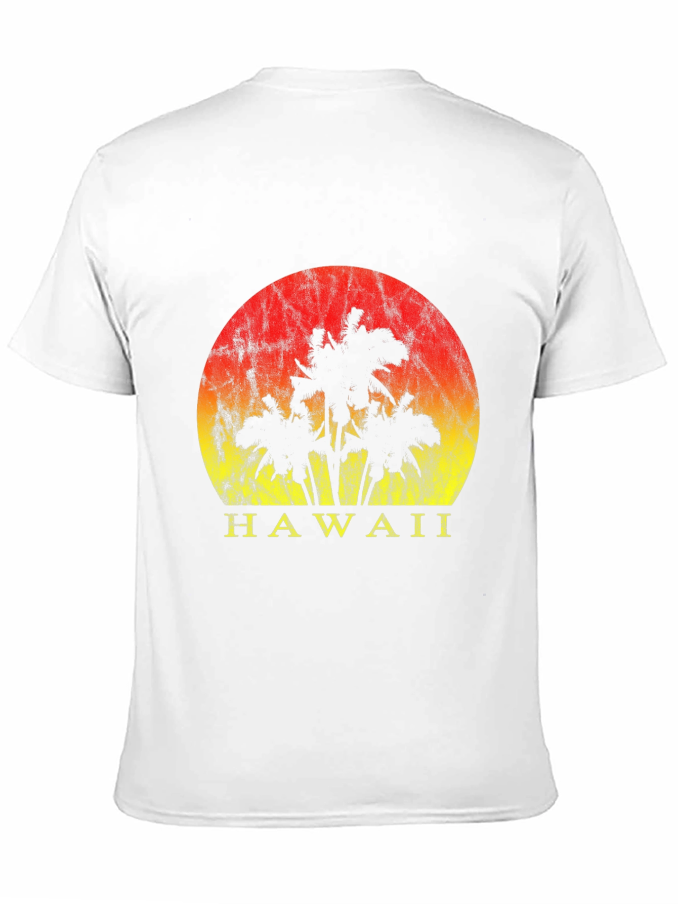 Hawaii Sunset Graphic Tee - Black