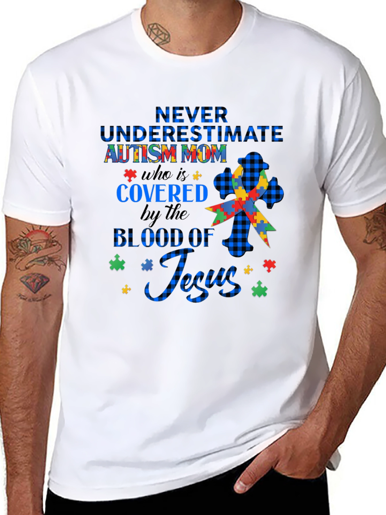 Autism Mom Never Underestimate T-Shirt