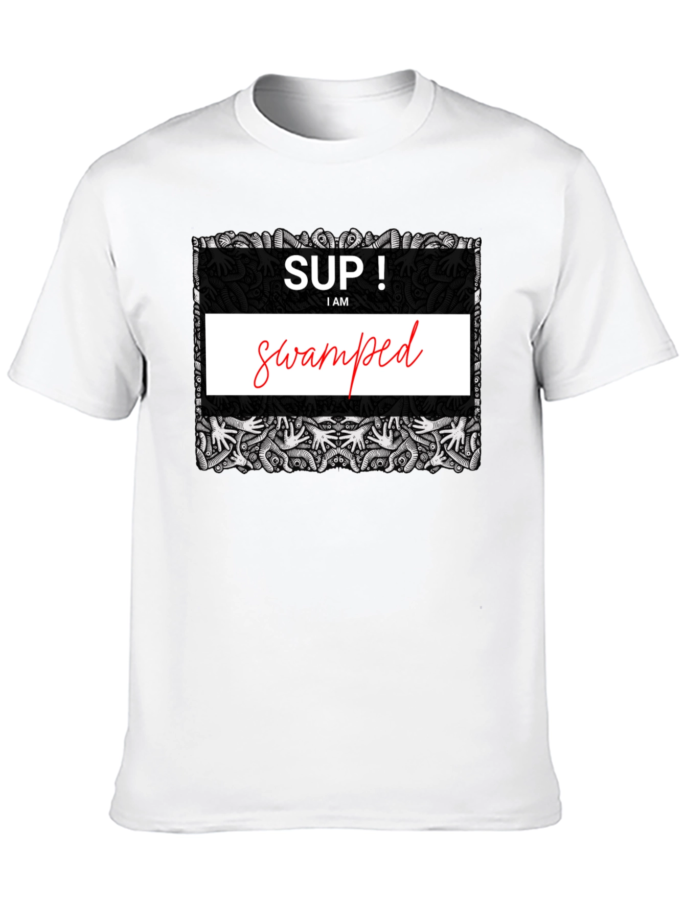 Swamped Graphic Tee - Unique Design Comfortable Fit