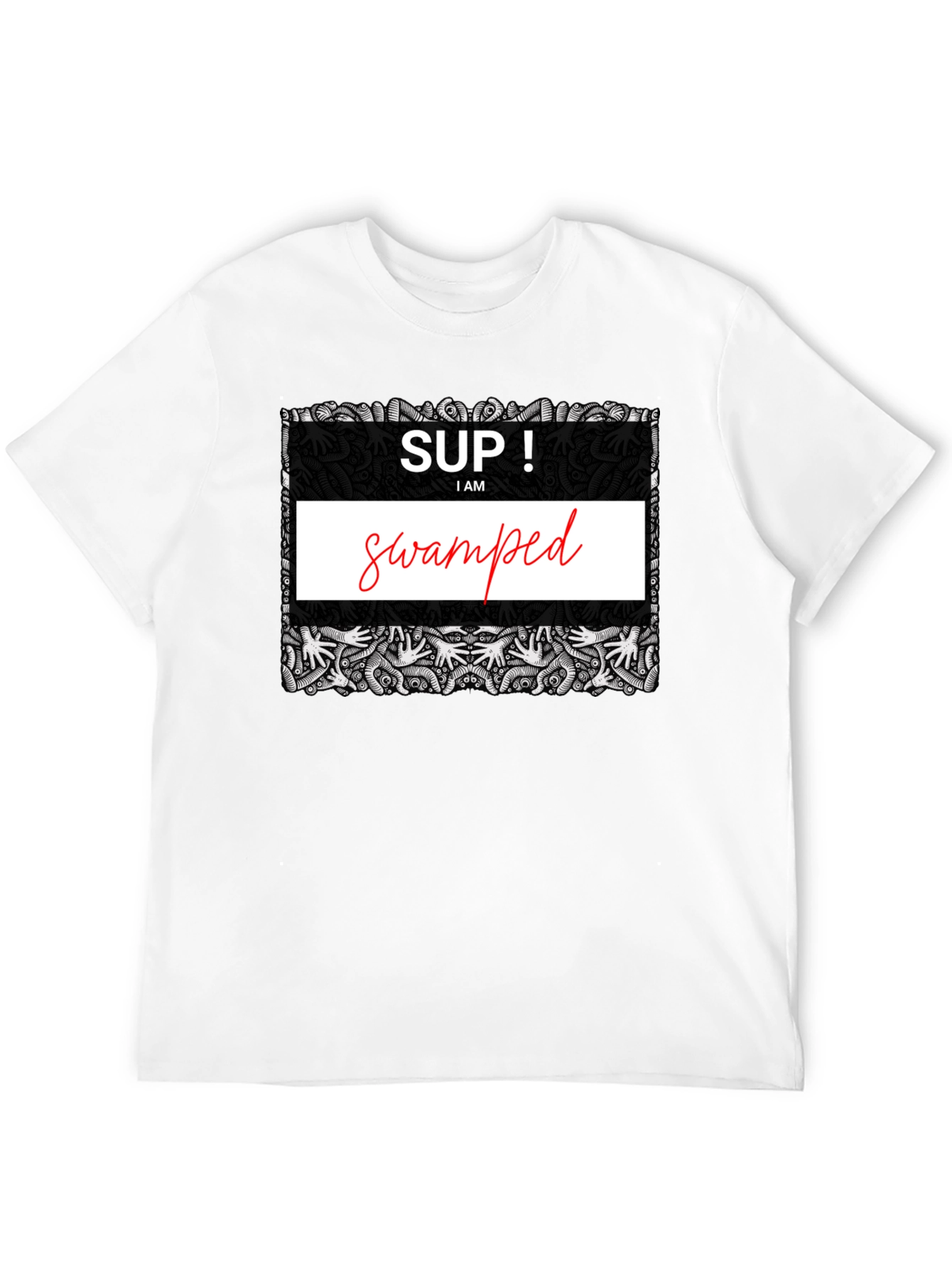 Swamped Graphic Tee - Unique Design Comfortable Fit