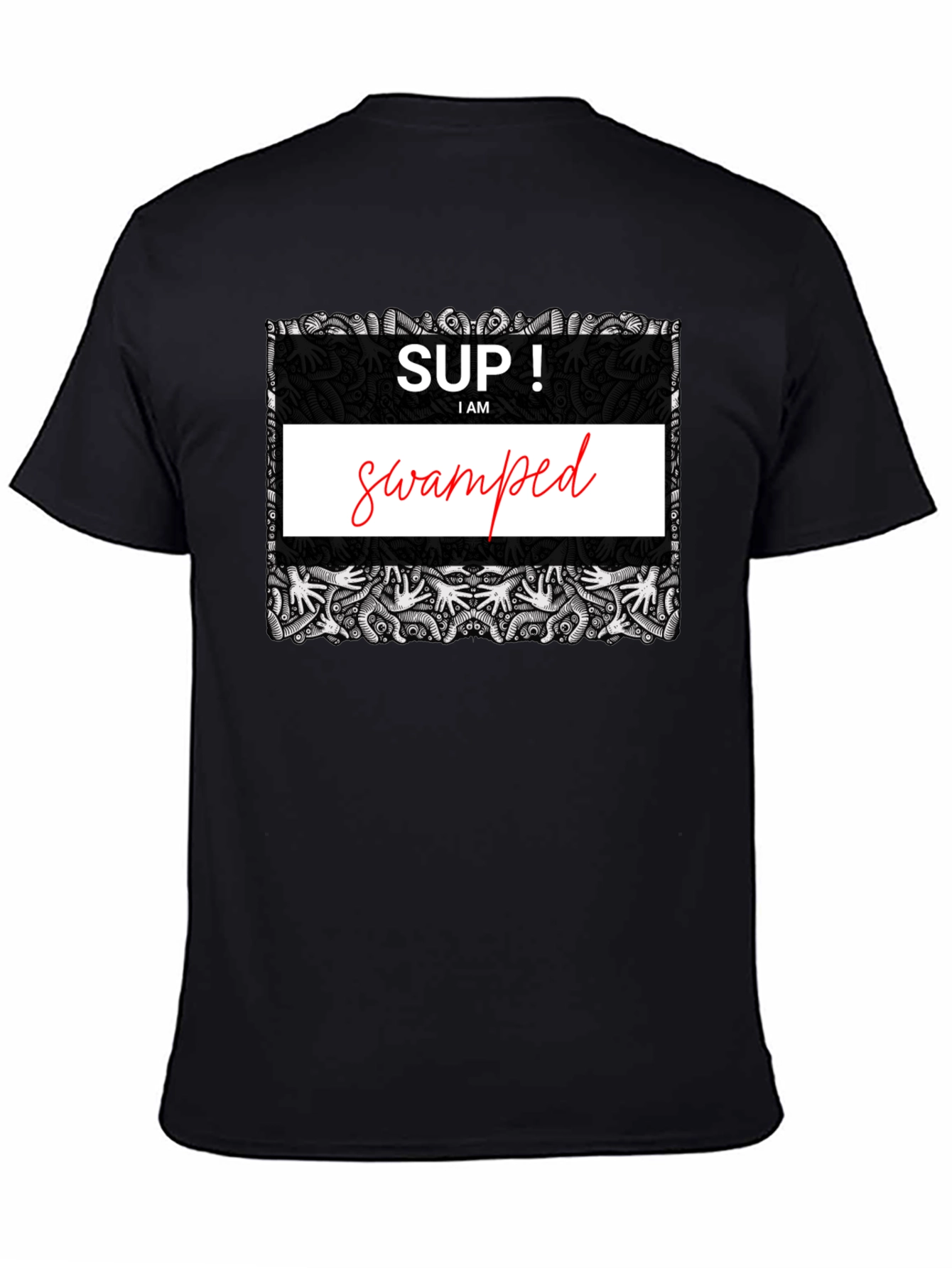 Swamped Graphic Tee - Unique Design Comfortable Fit