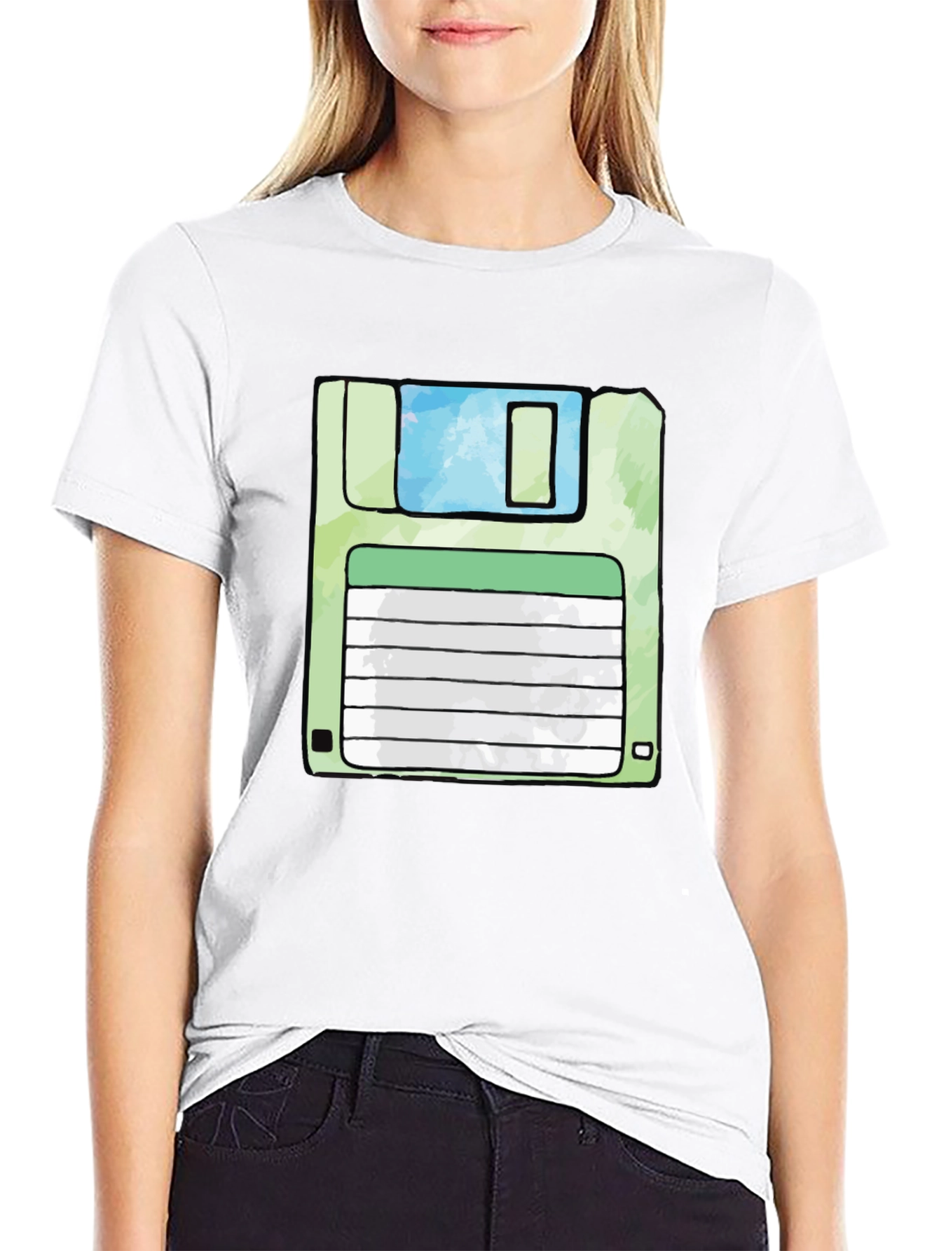 Retro Floppy Disk T-Shirt
