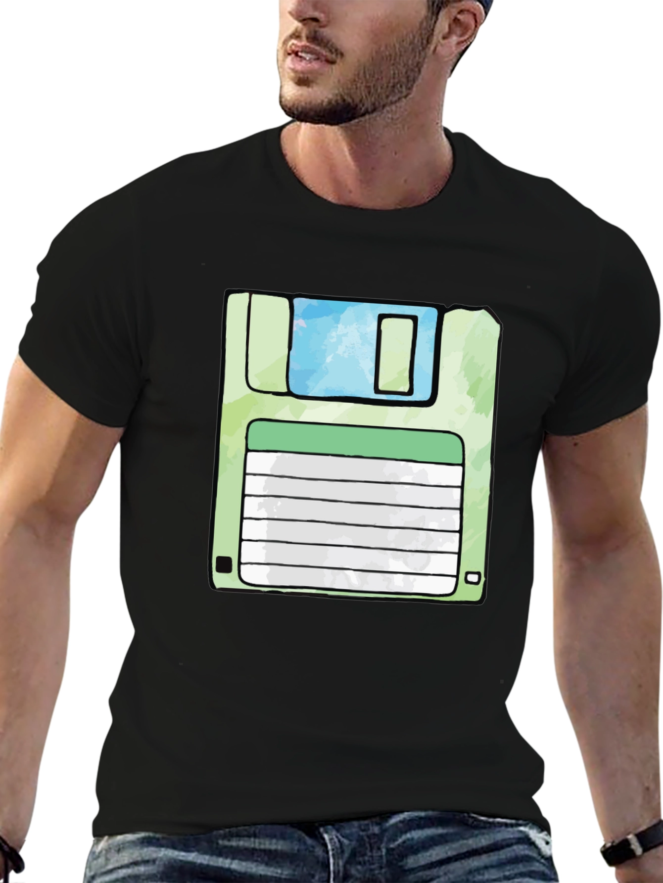 Retro Floppy Disk T-Shirt