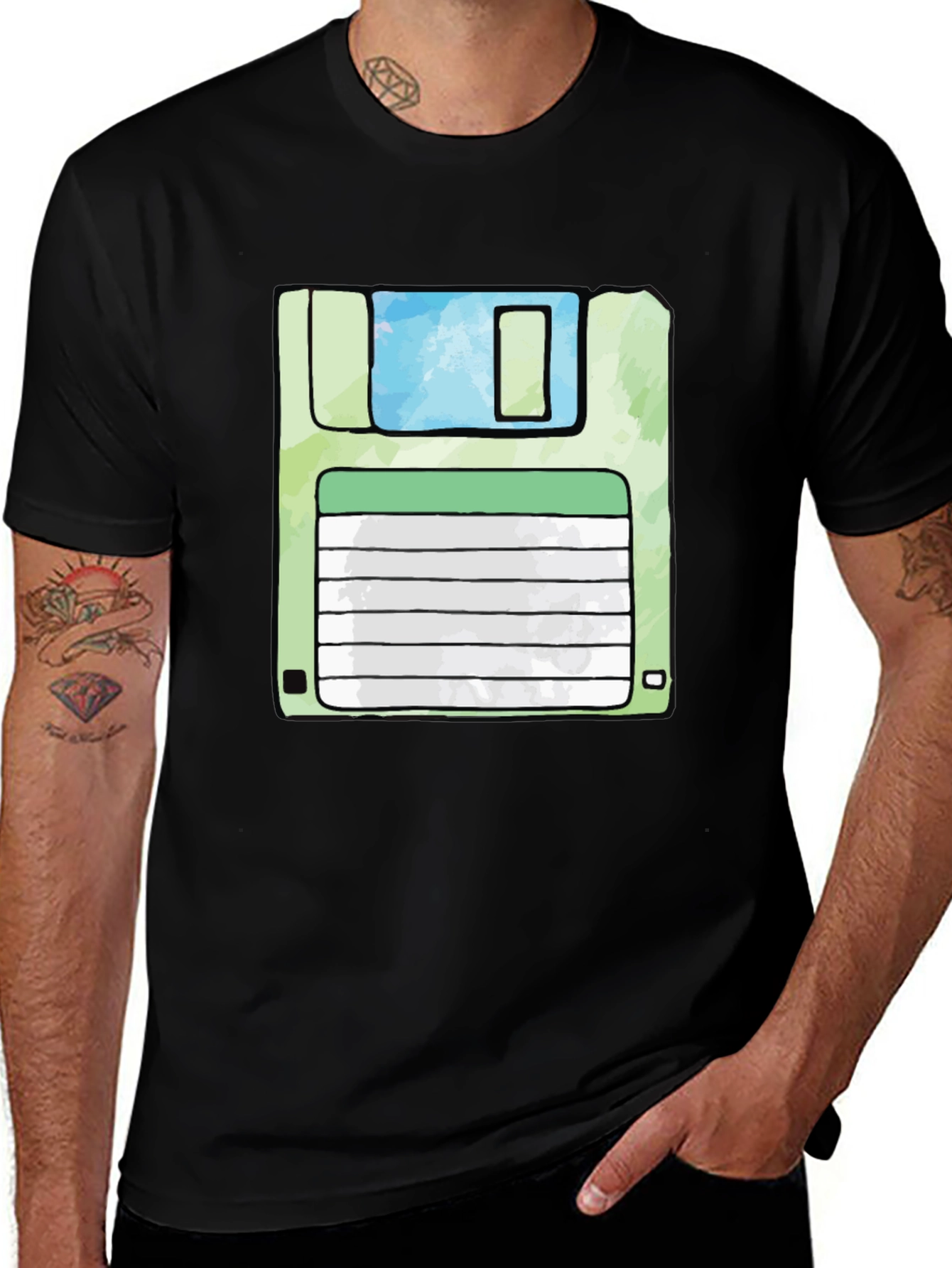 Retro Floppy Disk T-Shirt