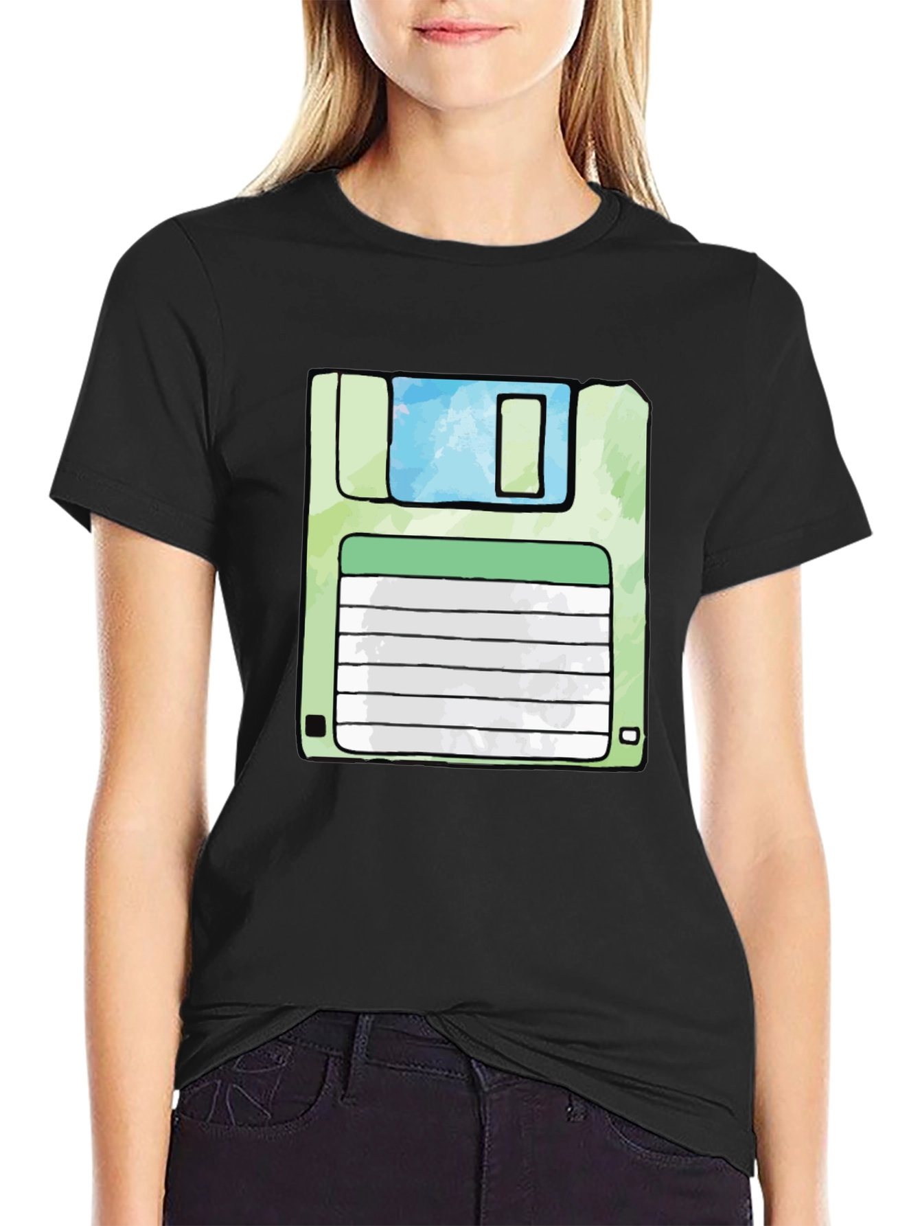 Retro Floppy Disk T-Shirt