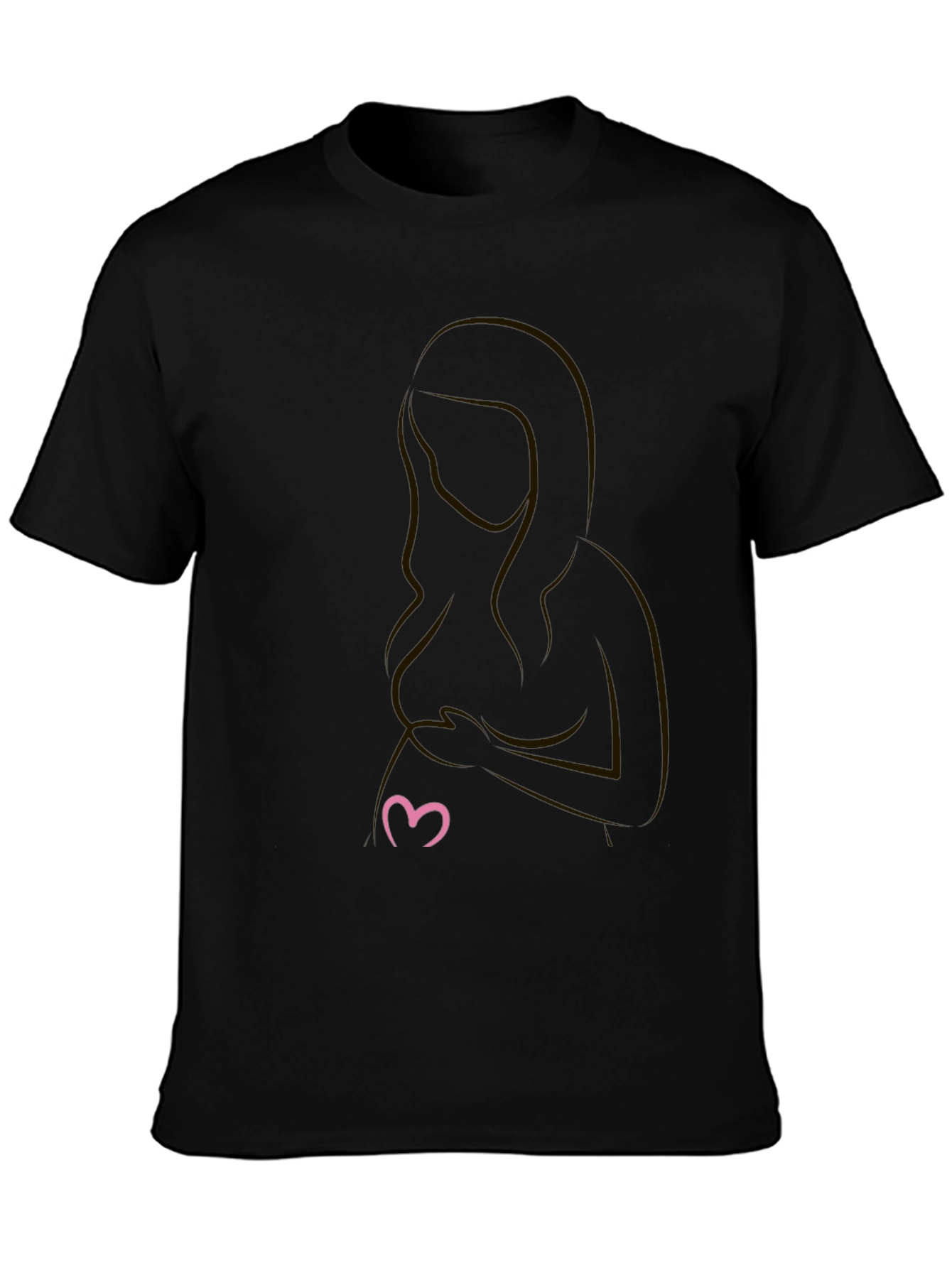 Maternity Silhouette T-Shirt - Expecting Mom