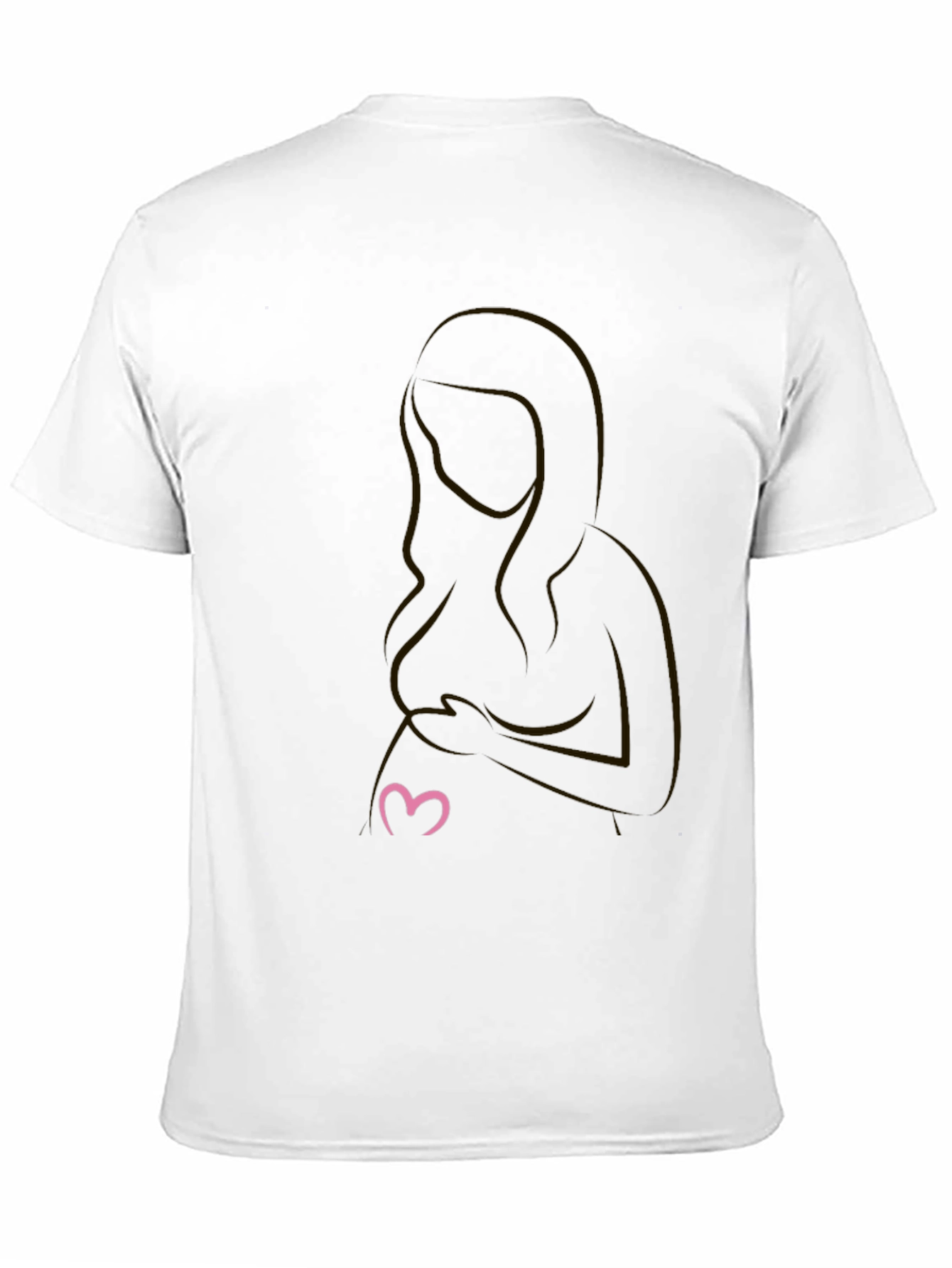 Maternity Silhouette T-Shirt - Expecting Mom