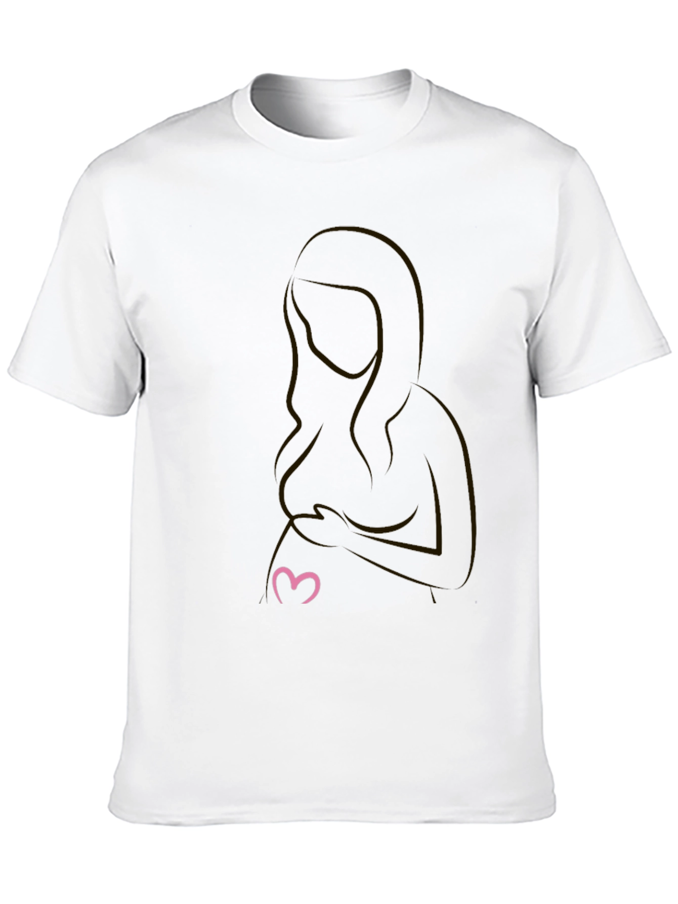 Maternity Silhouette T-Shirt - Expecting Mom