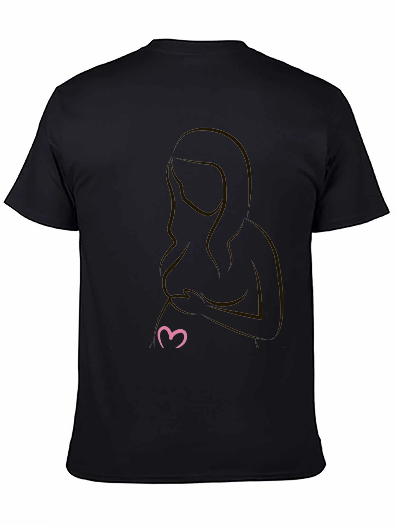 Maternity Silhouette T-Shirt - Expecting Mom