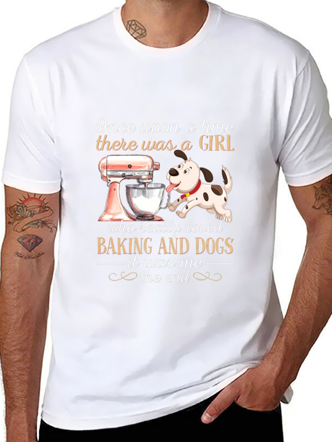 Baking and Dogs Graphic T-Shirt