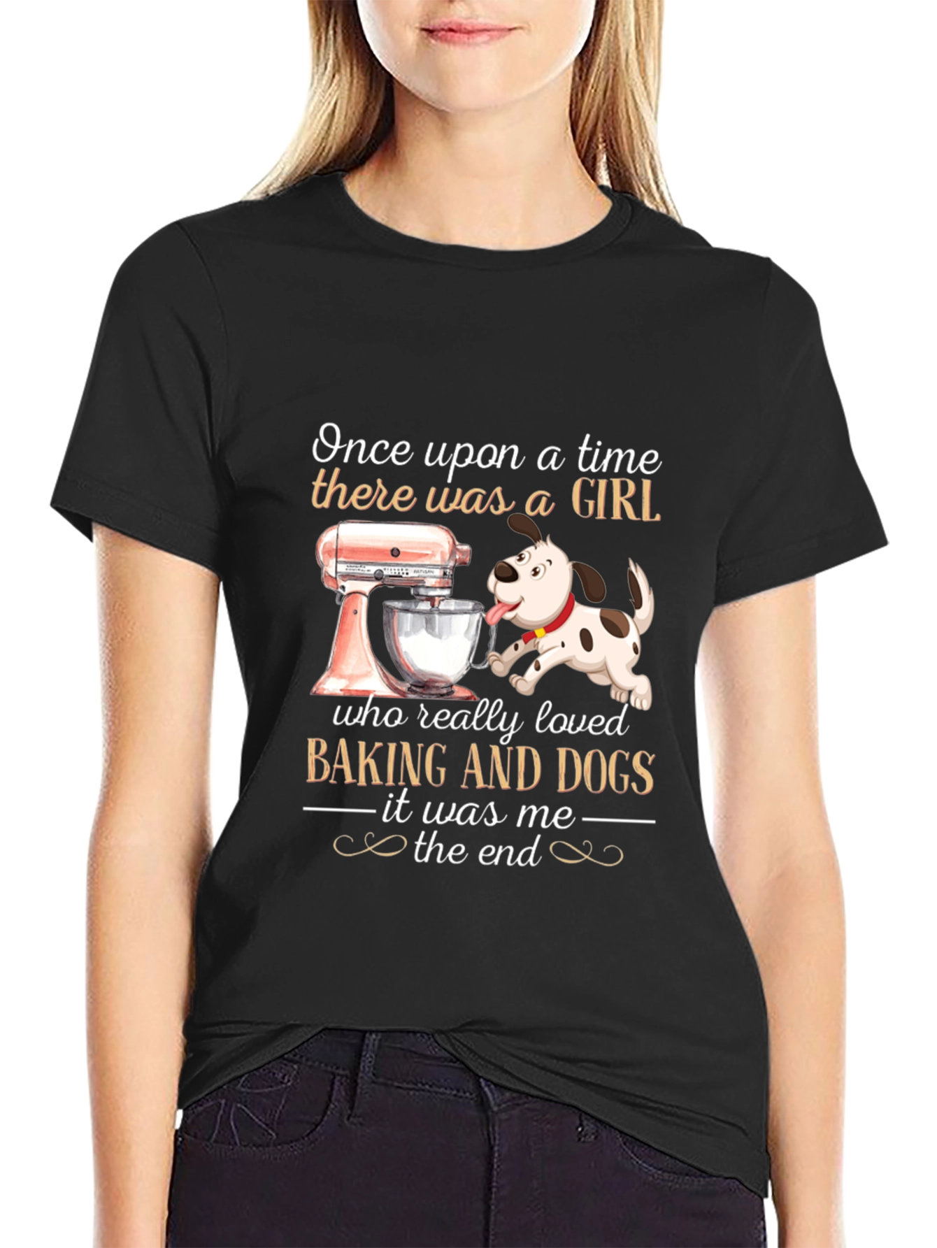 Baking and Dogs Graphic T-Shirt
