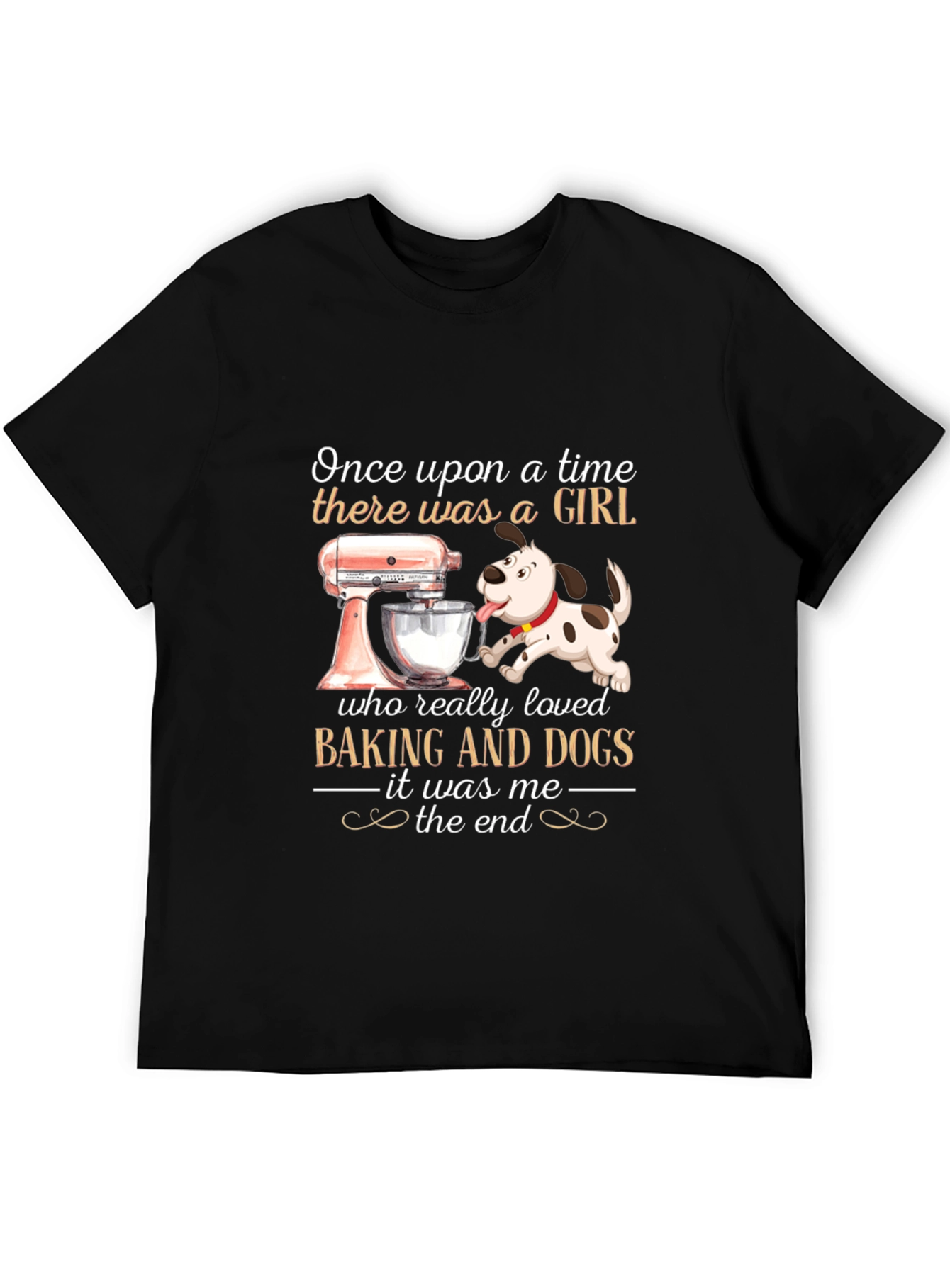 Baking and Dogs Graphic T-Shirt